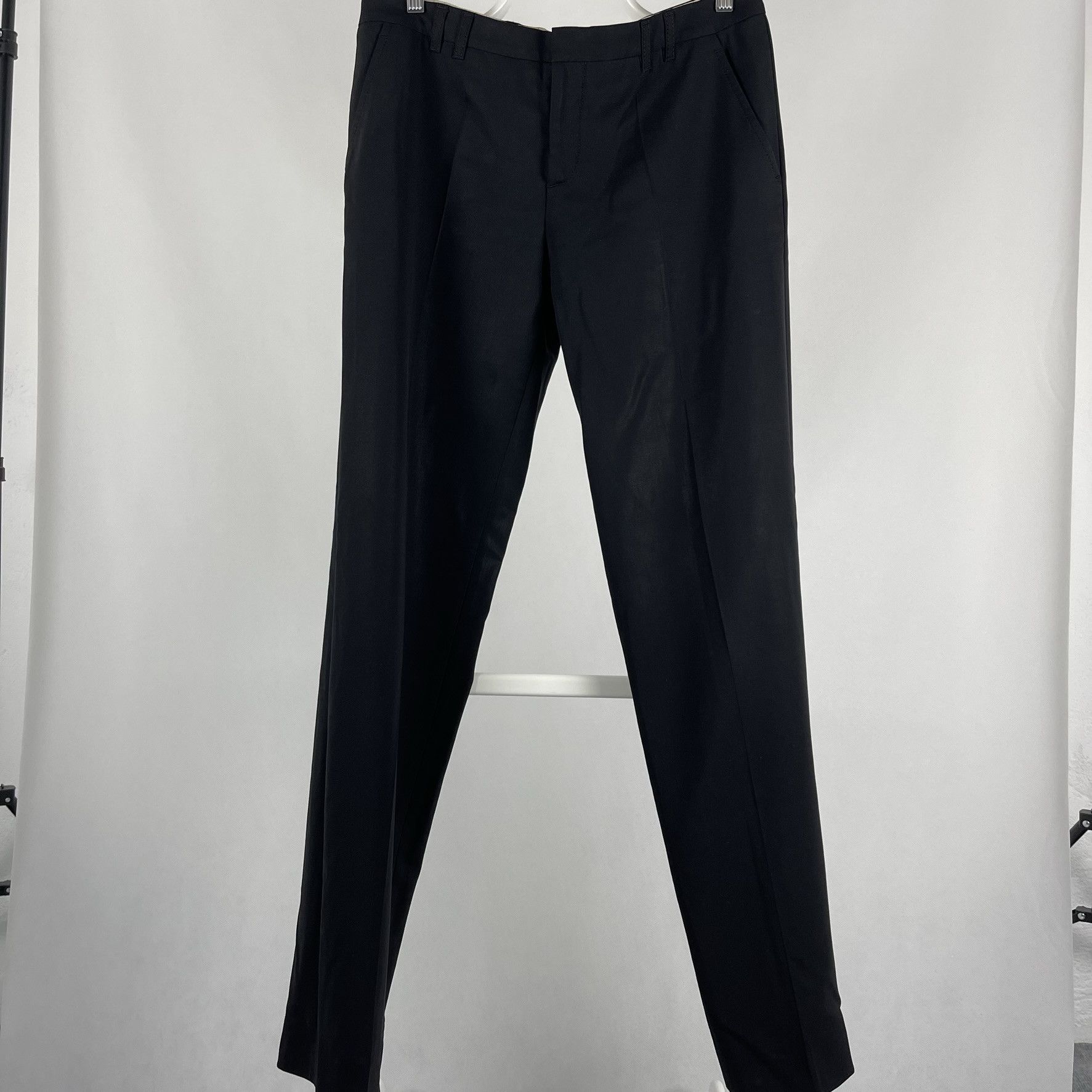 image of Archival Clothing x Italian Designers Prada Linea Rossa Chino Pants in Black, Men's (Size 30)