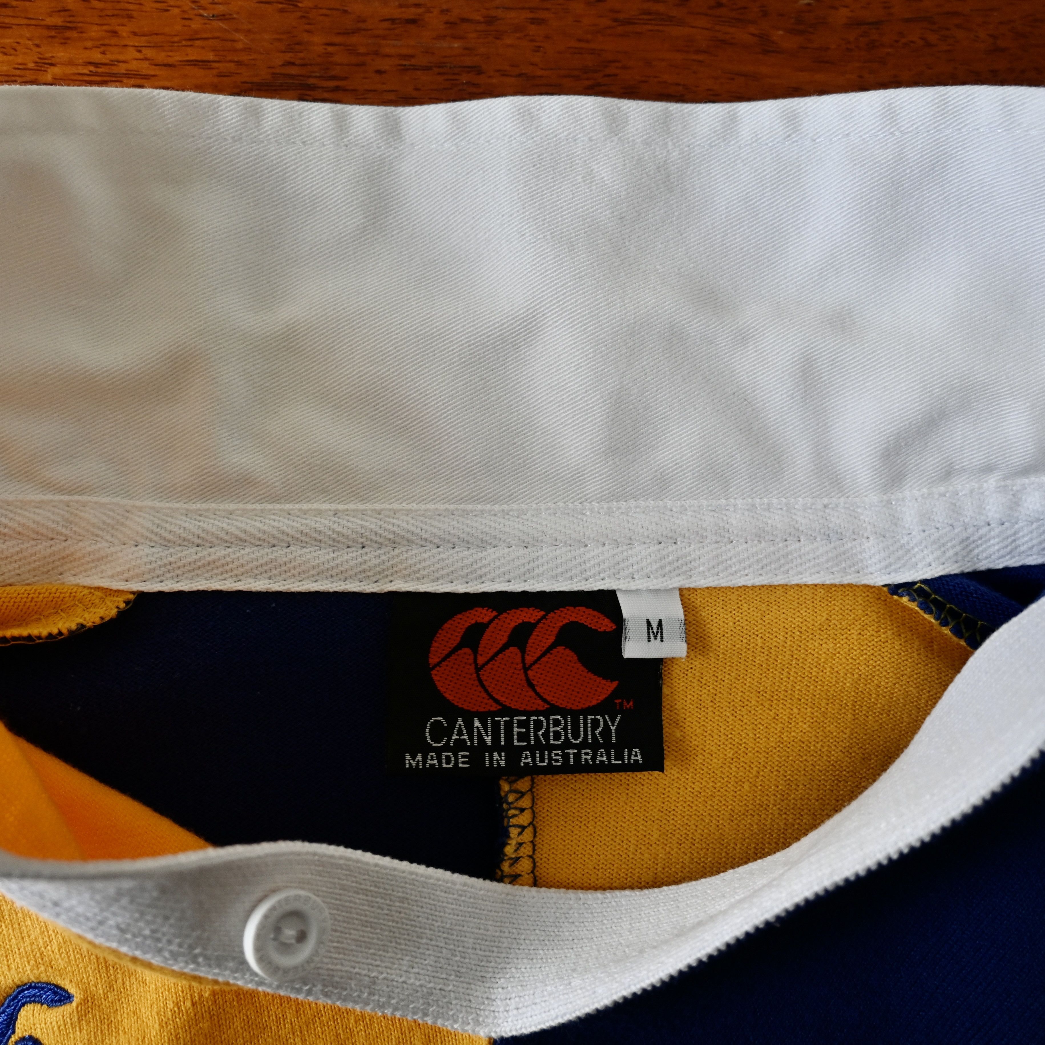 Canterbury of New Zealand VTG 1990s Canterbury multicolor patchwork rugbyshirt Size US M / EU 48-50 / 2 - 9 Thumbnail