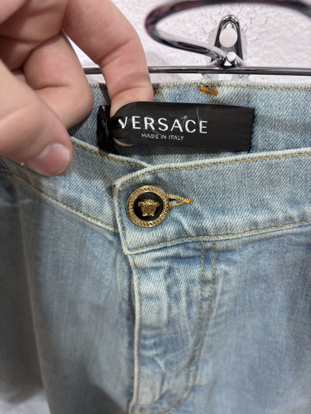 Versace Versace Blue Royal Rebellion Jeans Size US 34 / EU 50 - 3 Thumbnail