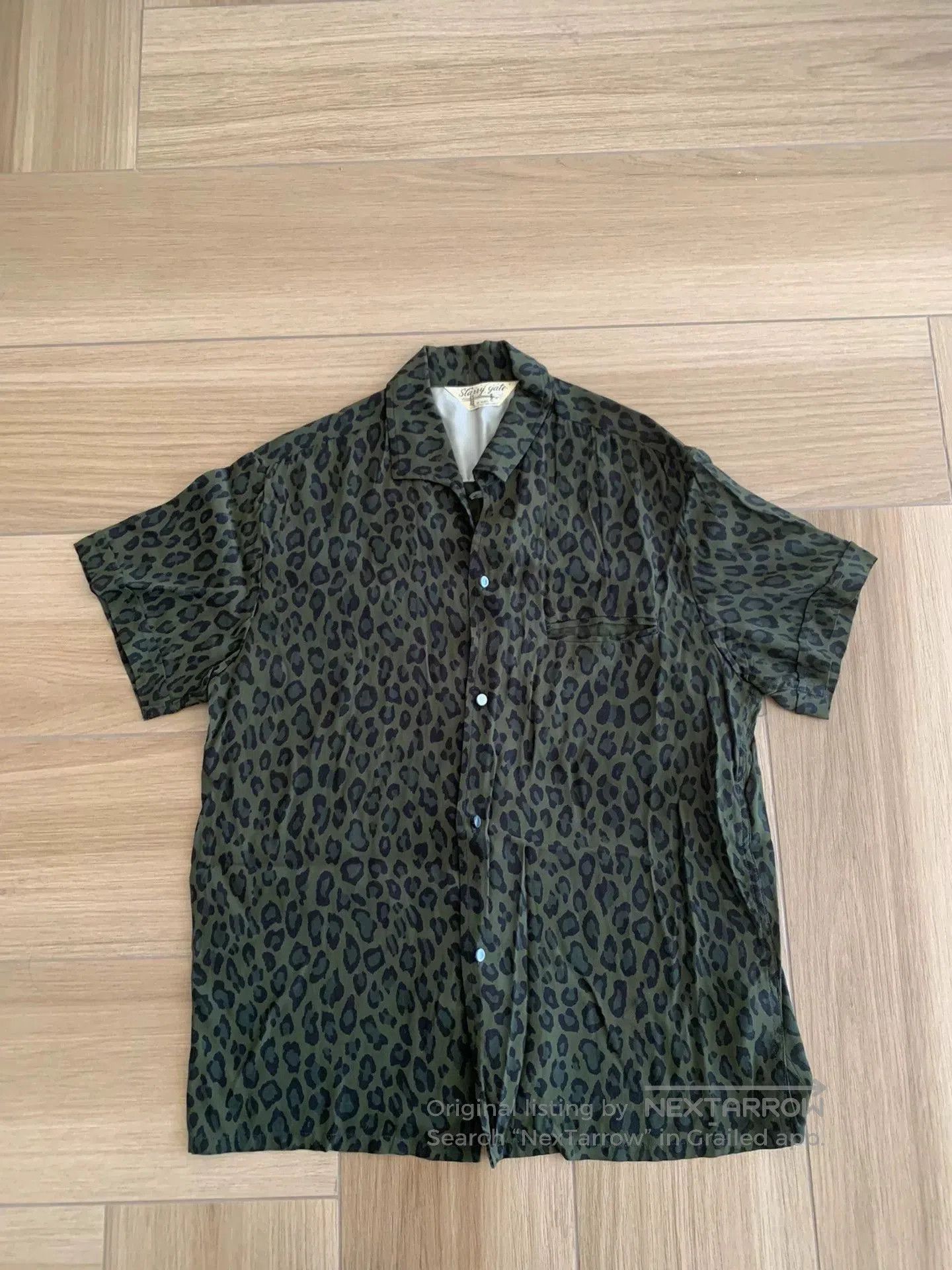 Japanese Brand Japanese Leopard Print Loose Summer Shirt. Size US XL / EU 56 / 4 - 1 Thumbnail