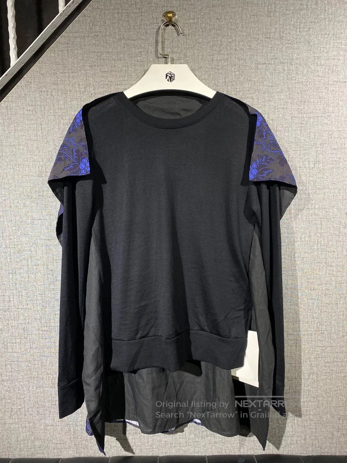 Y's long sleeve floral t-shirt by yohji yamamoto. Size M / US 6-8 / IT 42-44 - 1 Thumbnail