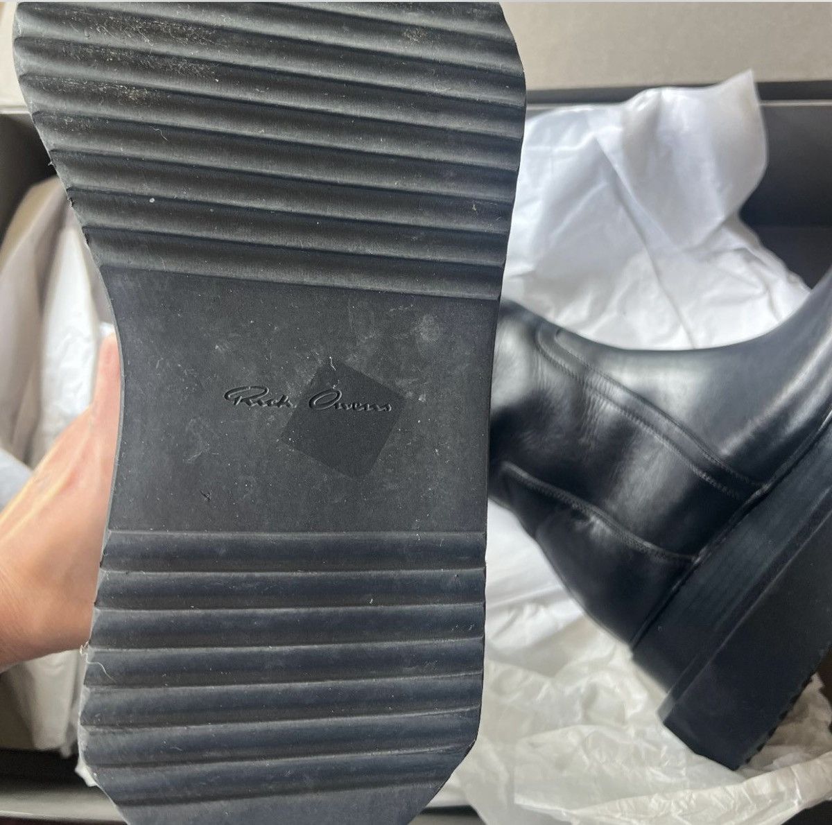 Rick Owens Rick Owens Creeper Turbo Cyclops Boots — Black Leather Size US 8 / IT 38 - 7 Thumbnail