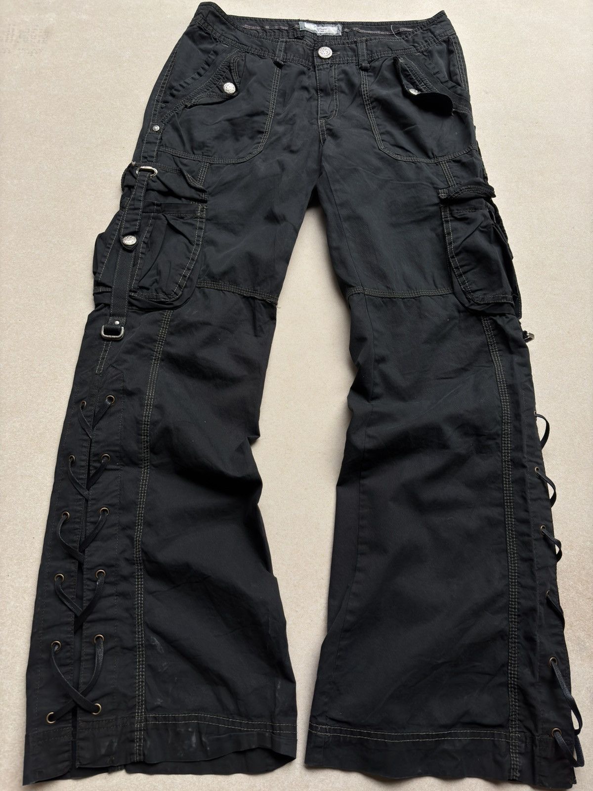 Japanese Brand TBJ lace up cargo pants Size US 28 / EU 44 - 1 Thumbnail