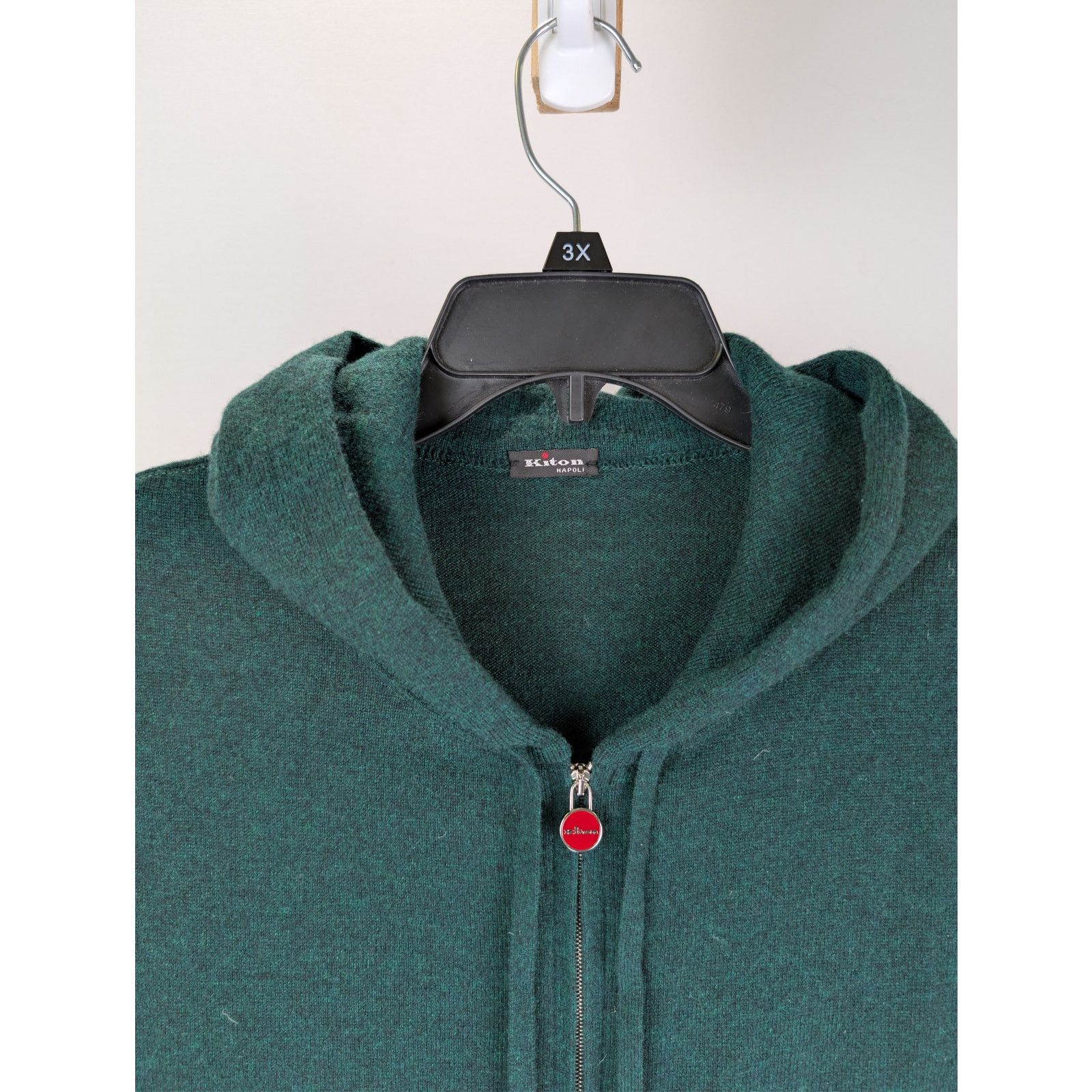 Kiton o1rshd1 CC20 Zip-up Hoodie in green Size US M / EU 48-50 / 2 - 7 Thumbnail