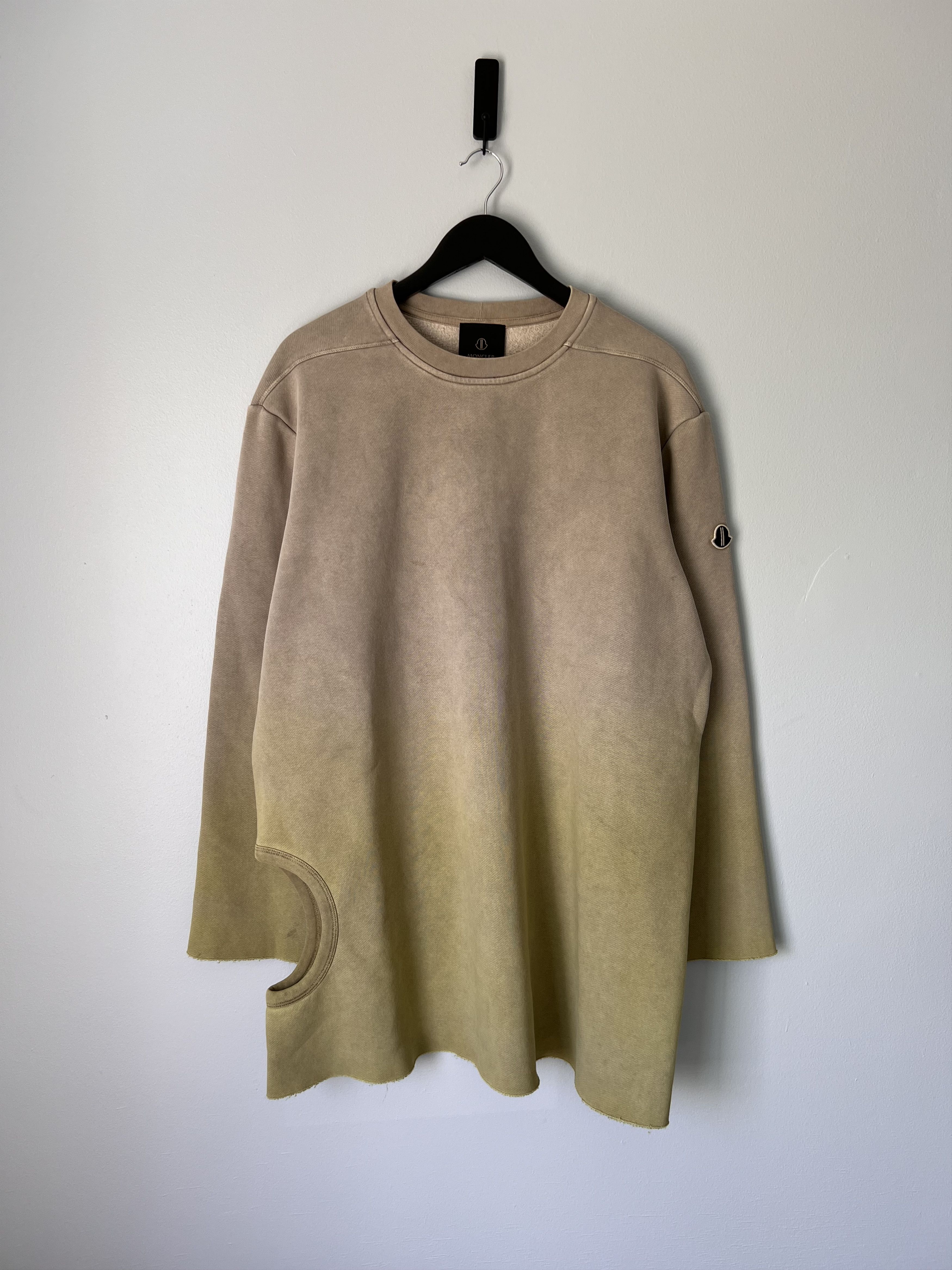 image of Moncler Subhuman Cutout Sweatshirt Acid Degrade, Men's (Size Medium)