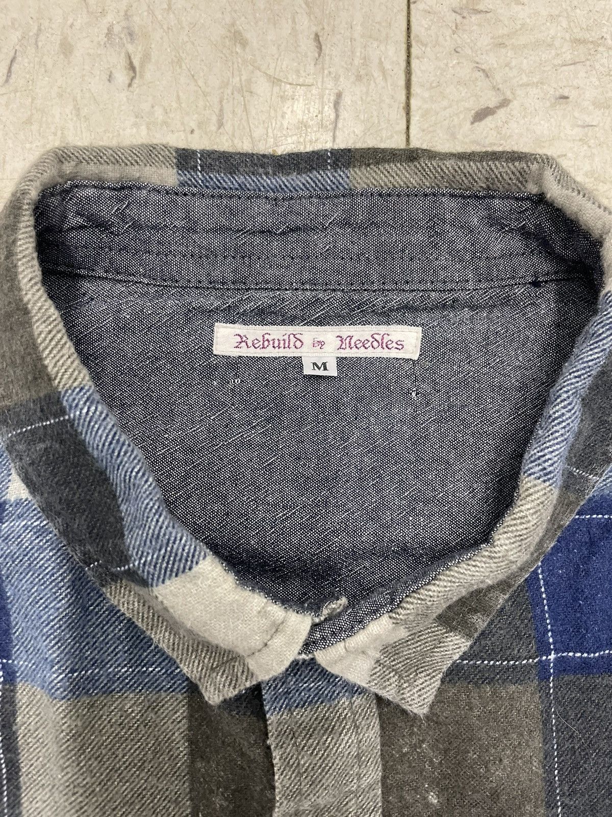 Needles Rebuild 7 Cuts Flannel Shirt Button Up Plaid Cotton Japan Size US M / EU 48-50 / 2 - 3 Thumbnail