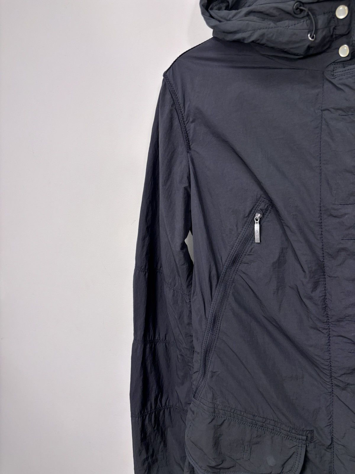 Parajumpers Parajumpers Women’s Mary Todd Black Windbreaker Jacket Coat Size M / US 6-8 / IT 42-44 - 6 Thumbnail