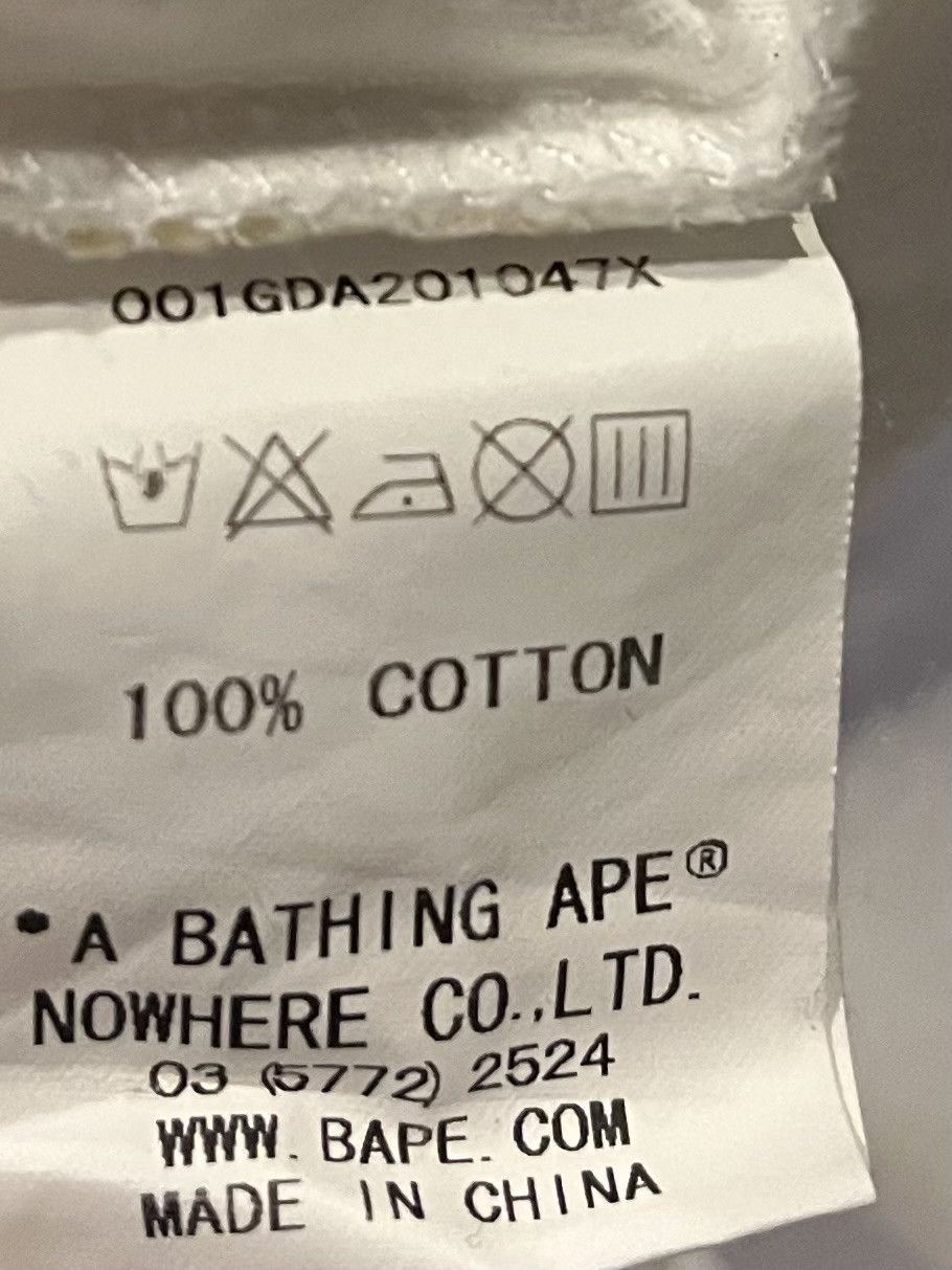 Bape Bape logo tee shirt Size US M / EU 48-50 / 2 - 7 Thumbnail