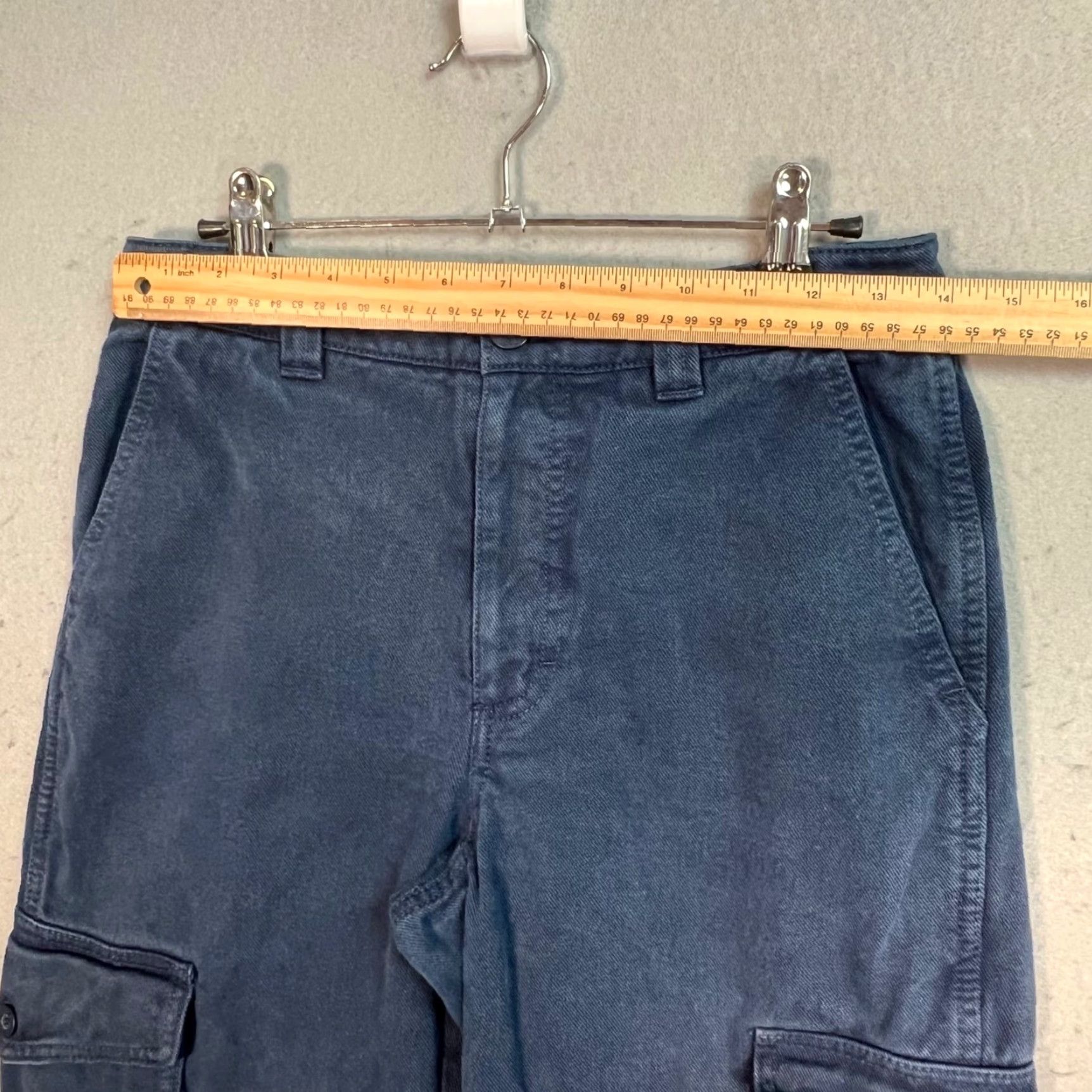 TNA Aritzia Tna Womens Blue Cotton Cargo Pants Size 4 Wide-Leg Pants Adult Womens 4 Blue Cotton Cargo Wide-Leg Ships Next Business Day Mens? Size 27" / US 4 / IT 40 - 5 Thumbnail
