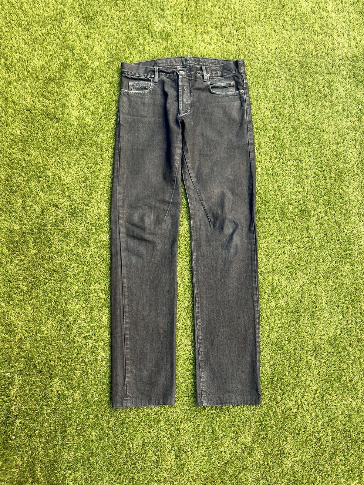 image of Rick Owens Olmar And Mirta 2009 Denim in Black, Men's (Size 32)