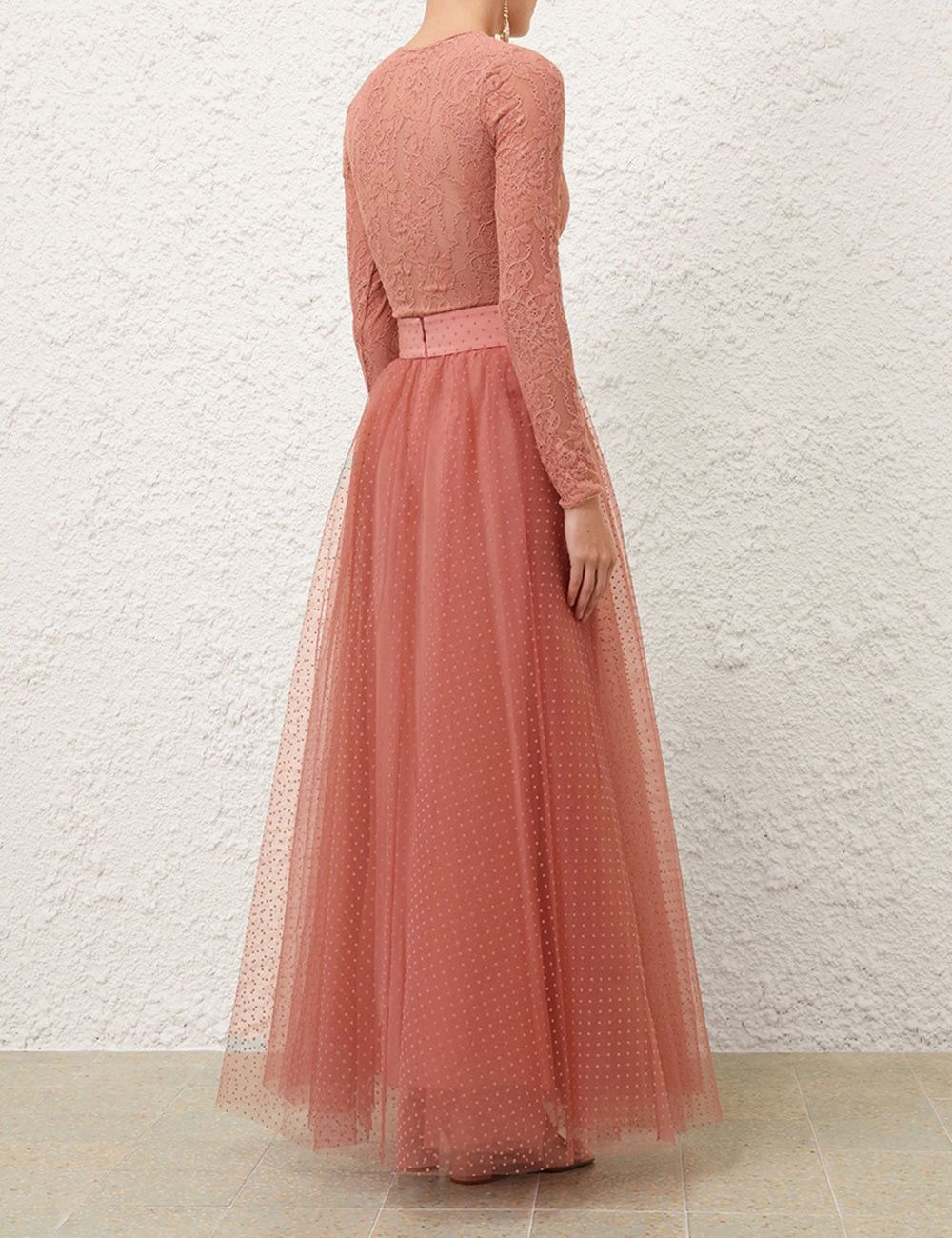 Zimmermann oc11z0825 Tulle Skirt in Blush Pink Size 34" / US 12 / IT 48 - 4 Thumbnail
