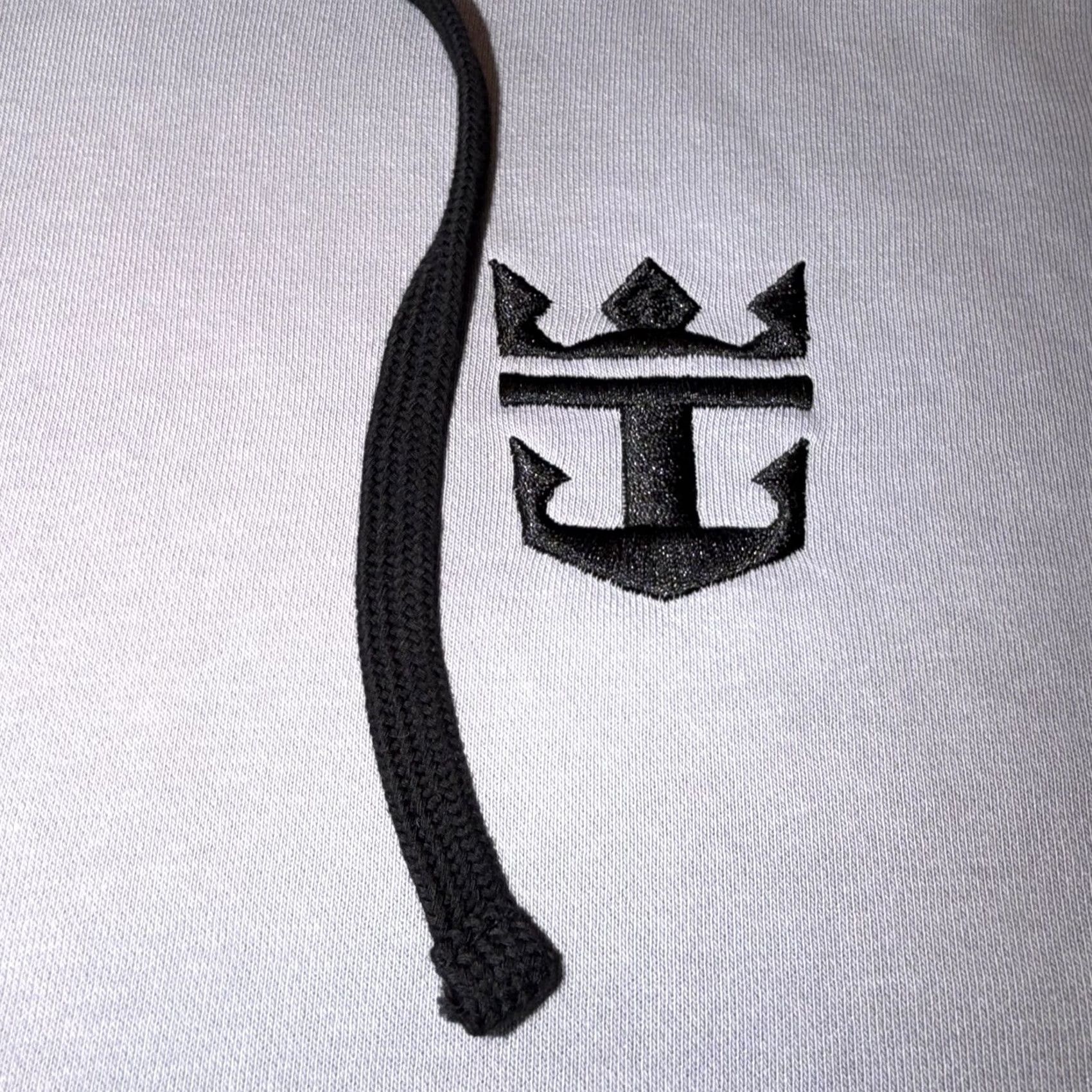 Vintage Royal Caribbean Hooded Sweatshirt Hoodie XL Blue Black New Embroidered Size US XL / EU 56 / 4 - 4 Thumbnail