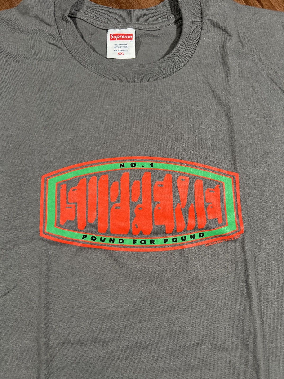 Hypebeast × Supreme Supreme Pound Tee Size US XXL / EU 58 / 5 - 1 Thumbnail