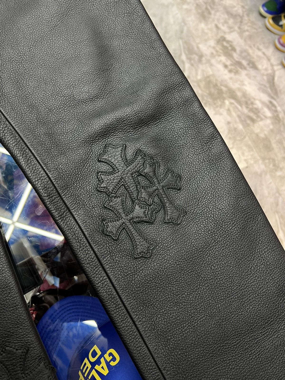 Chrome Hearts Chrome Hearts Cross 20 Patch Leather Pants Size US 30 / EU 46 - 5 Thumbnail