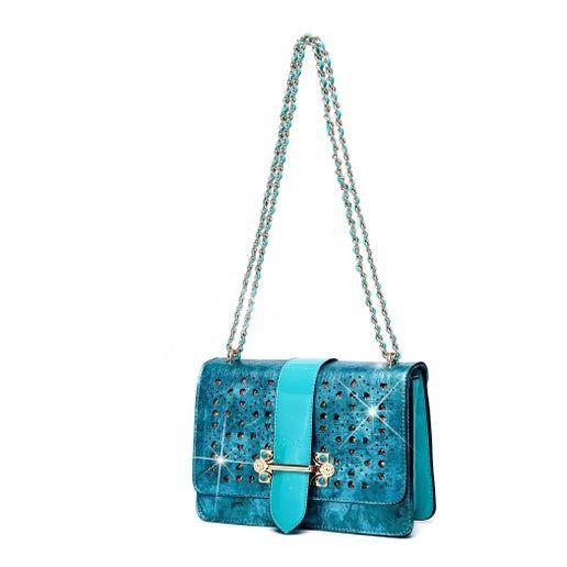 Other Brangio (Italy) Metallic Crossbody Bag With Chain Strap & Mu Size ONE SIZE - 1 Thumbnail