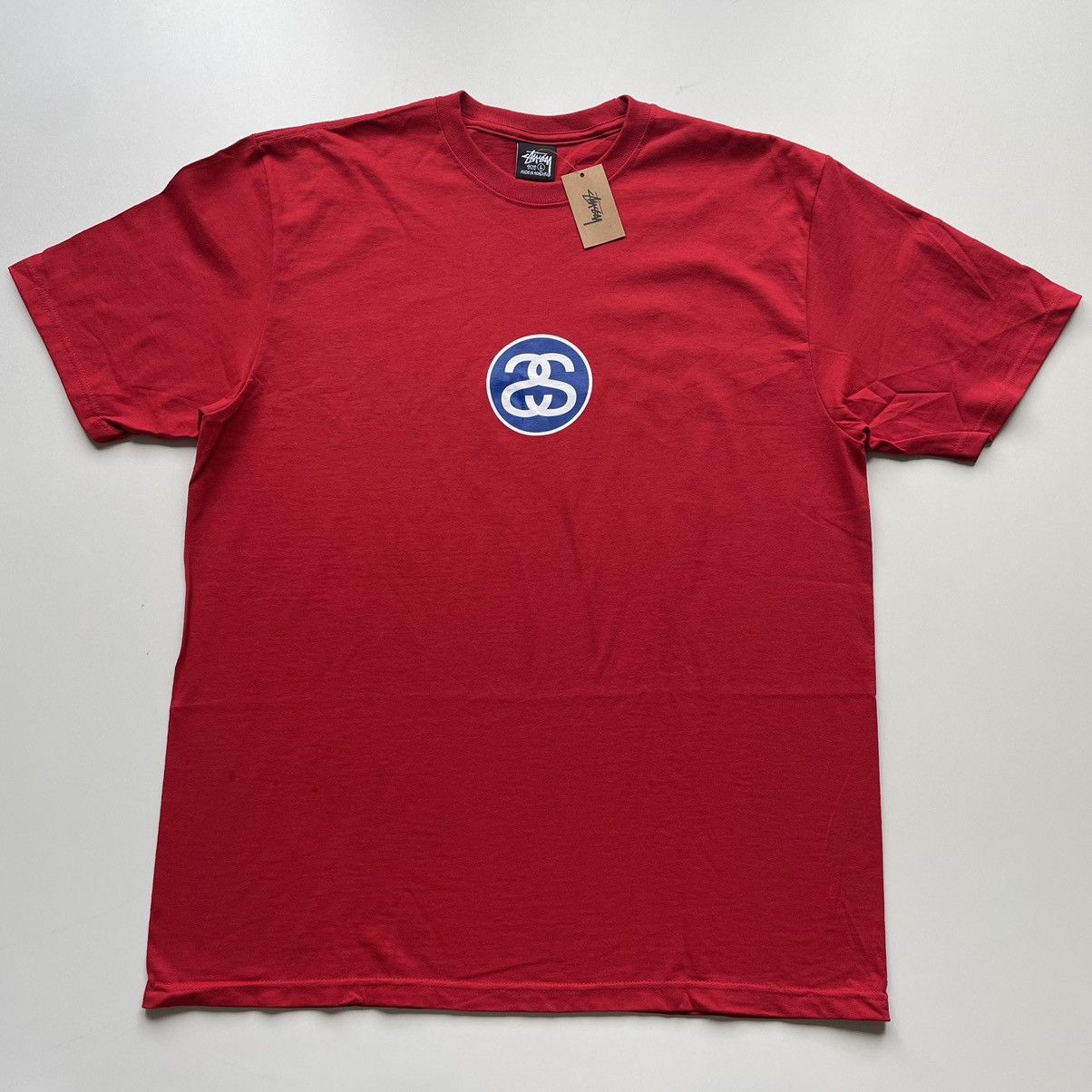 Stussy Stussy SS Link Graphic T shirt Red Large Rare Size US L / EU 52-54 / 3 - 1 Thumbnail