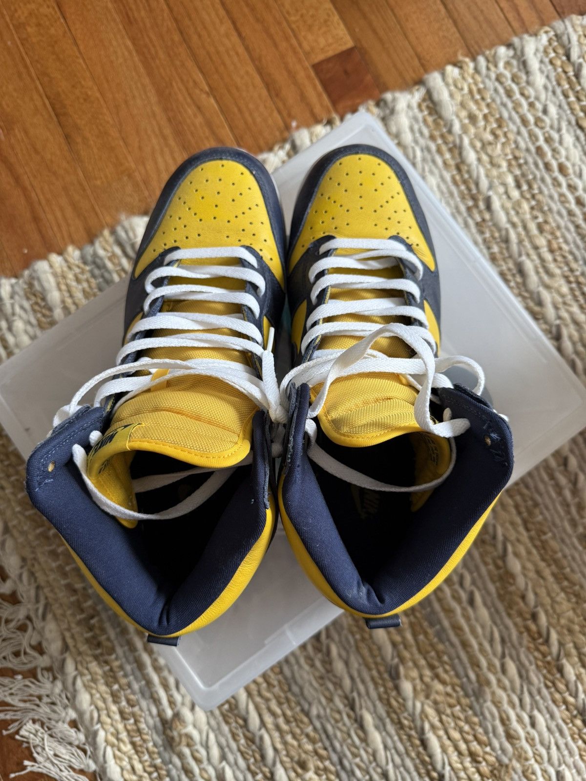 Nike Nike Dunk High Michigan size 13 Size US 13 / EU 46 - 6 Thumbnail