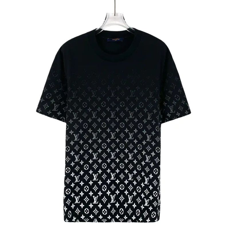 Louis Vuitton Louis Vuitton Black Cotton T-Shirt for Women 0089 Size S / US 4 / IT 40 - 1 Thumbnail