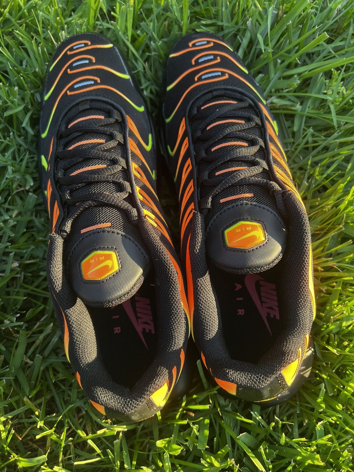 Nike NEW Nike Air Max Plus Orange Volt size 12 Mens Shoes Size US 12 / EU 45 - 6 Thumbnail