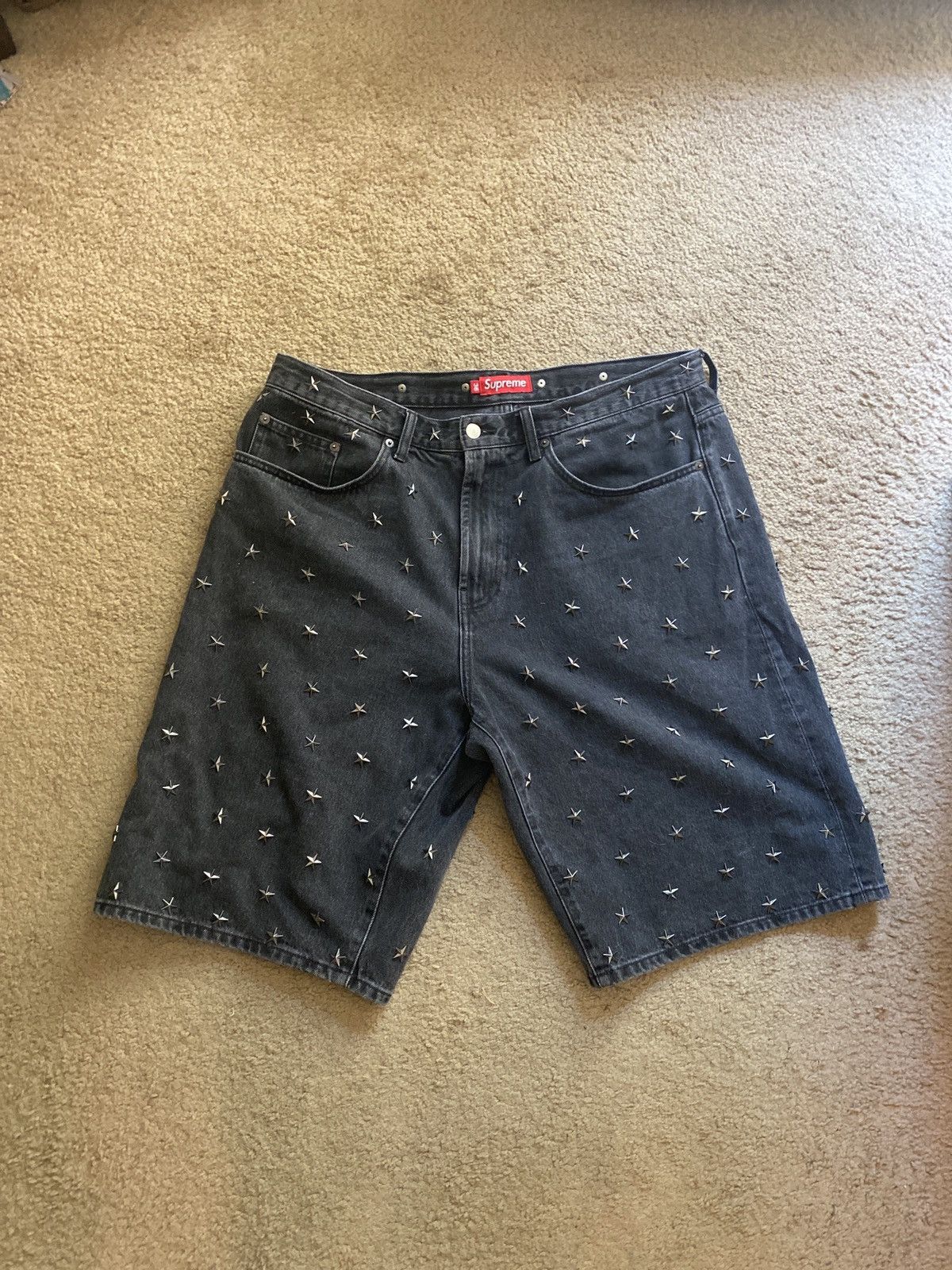 Supreme SS13 Denim Fuck Shorts | Grailed