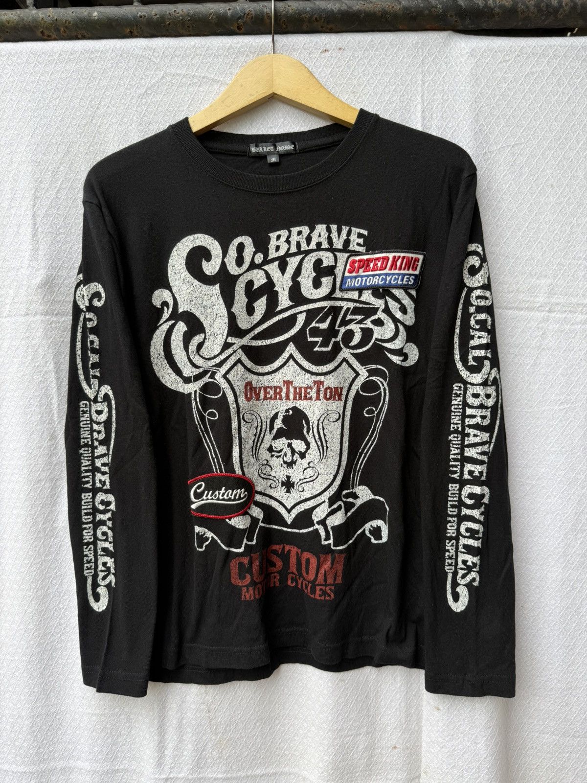 Japanese Brand 2000s - BULLET NOISE EMBROIDERY Size US M / EU 48-50 / 2 - 1 Thumbnail