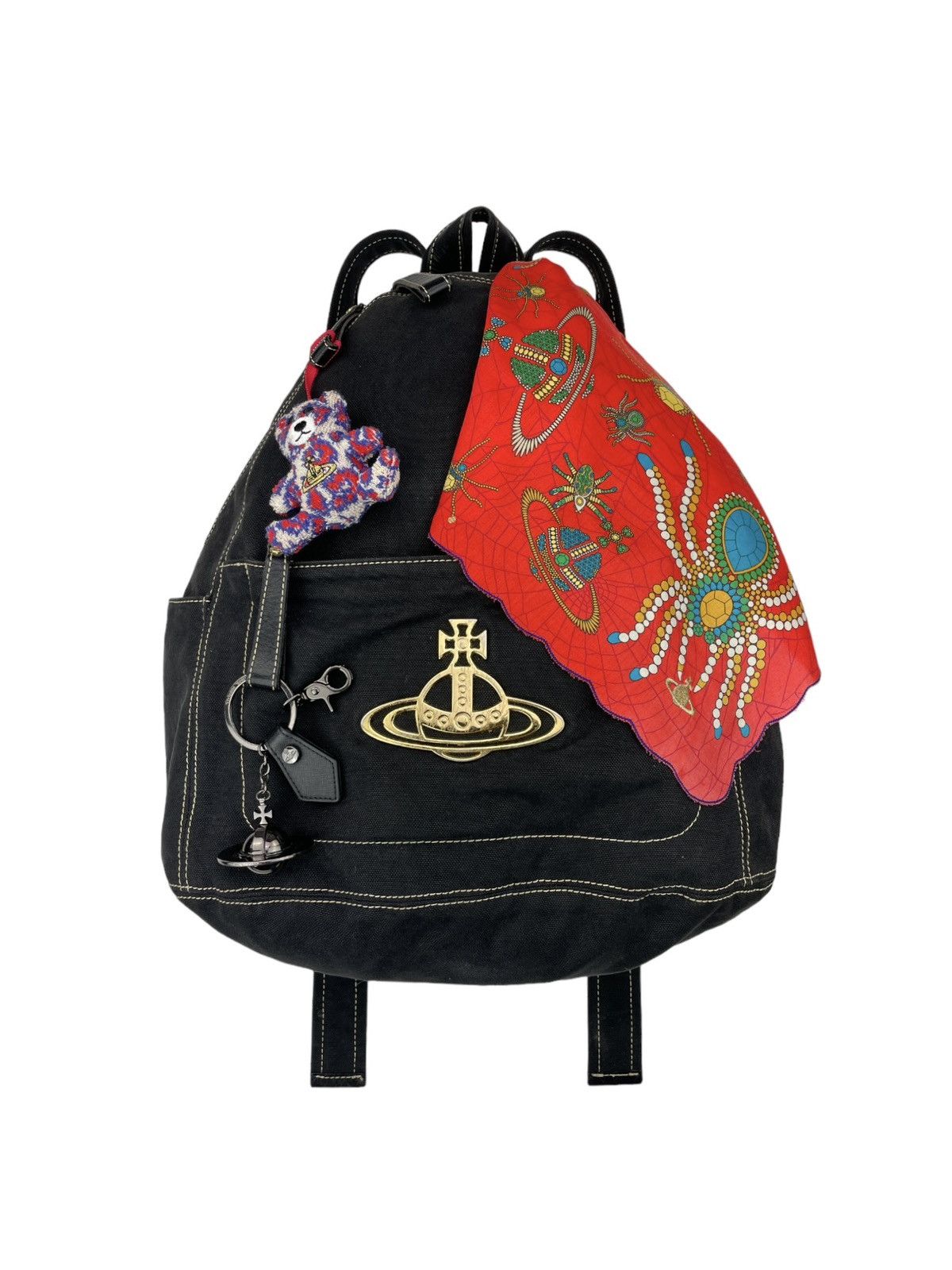 vivienne westwood キャンバスEDGWAREリュック Vivienne Westwood Canvas Orb Backpack & Accessories | Grailed