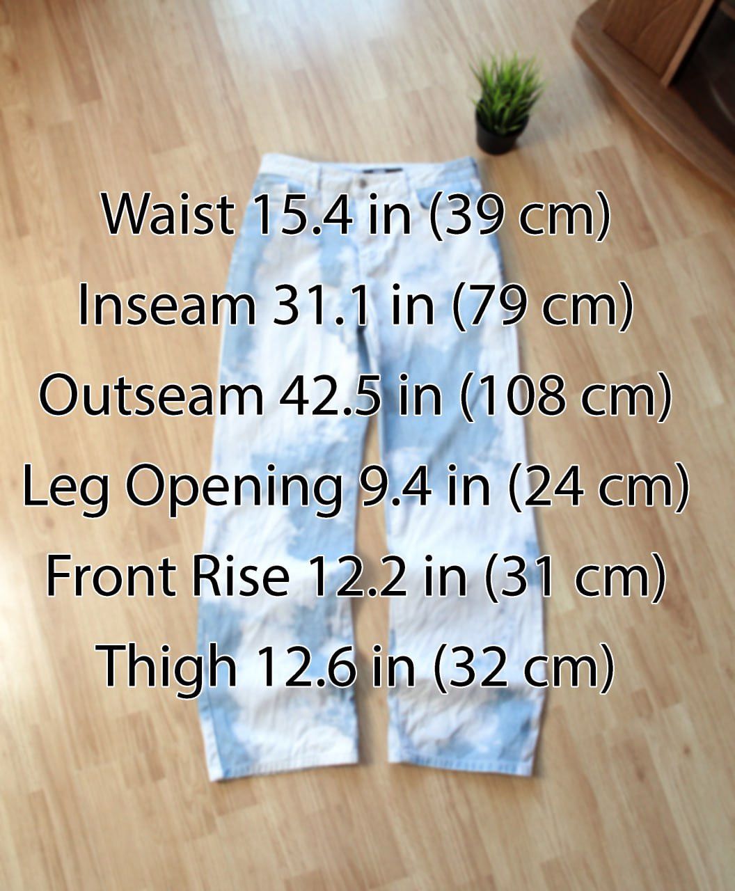 Jaded London 🔥 Jaded London Cloud Wash High-Waisted Jeans Denim Y2K Pants Size 30" / US 8 / IT 44 - 2 Thumbnail