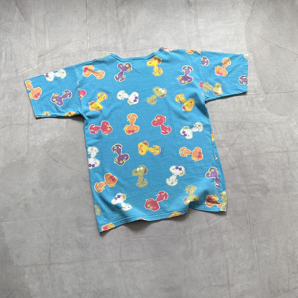 Cartoon Network × Peanuts × Vintage RARE Snoopy Monogram Vintage Peanuts Cartoon Movie T-Shirt Size US M / EU 48-50 / 2 - 15 Thumbnail