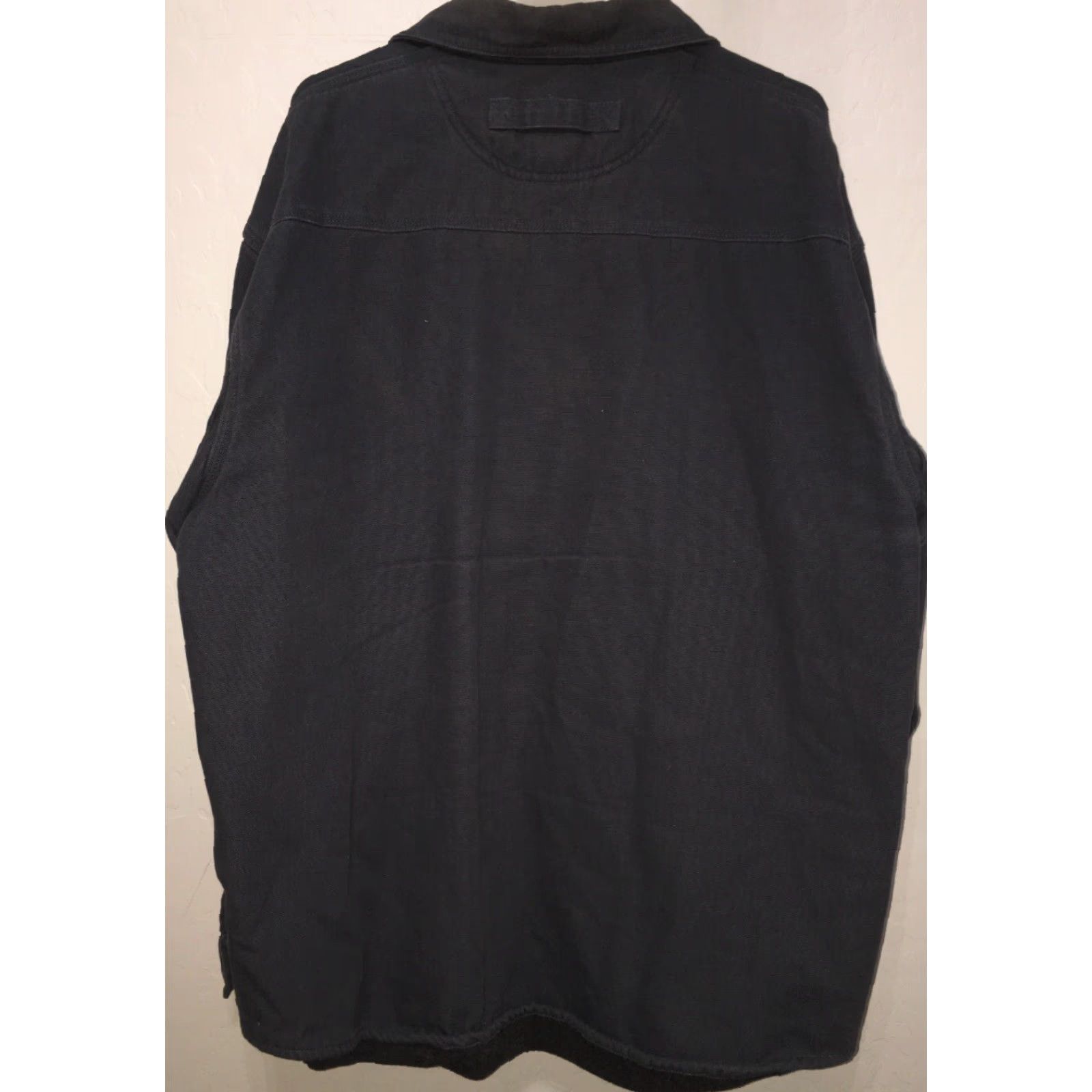 Duluth Trading Company VINTAGE Duluth Trading Company Work Canvas Shirt Jacket Men XL Grayish Blue | Heavy Durable Outer Shell Size US XL / EU 56 / 4 - 2 Thumbnail