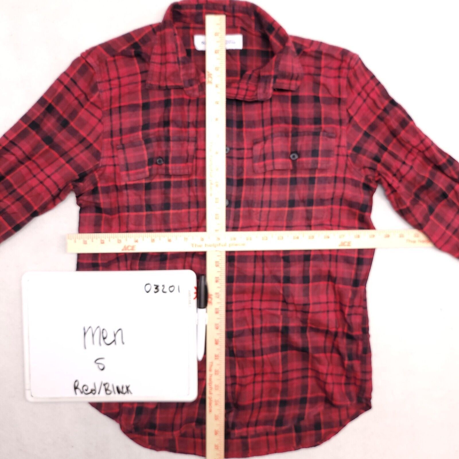 Old Navy Old Navy Tartan Flannel Button Shirt Mens Size Small S Red Size US S / EU 44-46 / 1 - 6 Thumbnail