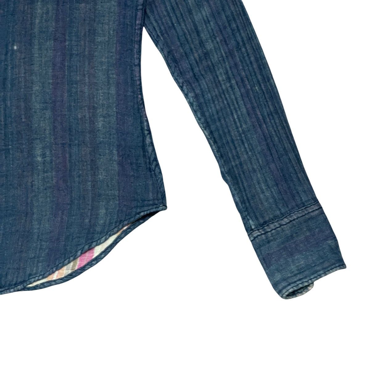 45rpm Vintage 45rpm Japan Indigo Lined Unisex Western Denim Shirt Size US M / EU 48-50 / 2 - 5 Thumbnail