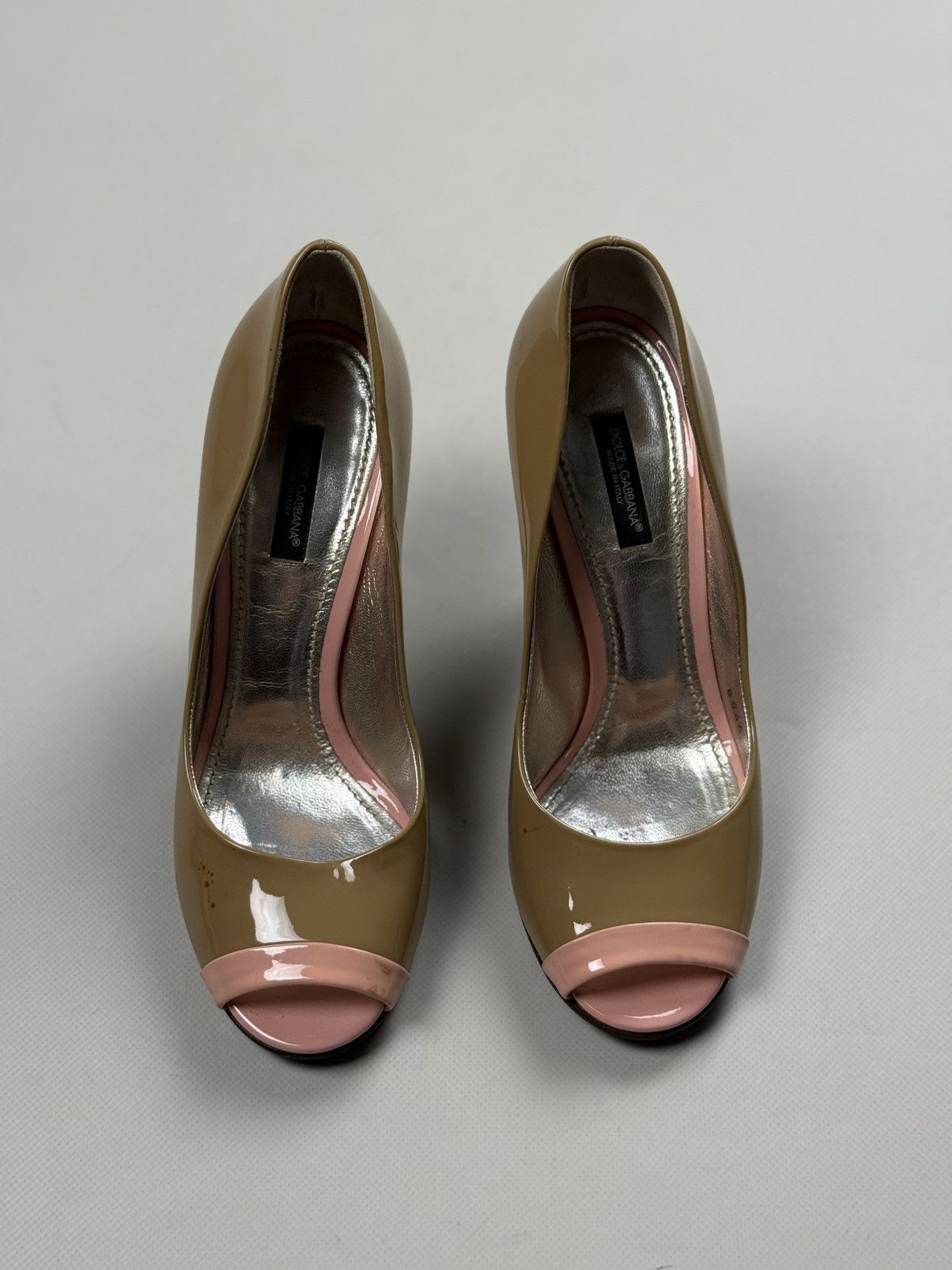 Dolce & Gabbana Dolce&Gabbana Ladies Pump Patent Leather Heels Shoes Size US 9 / IT 39 - 7 Thumbnail