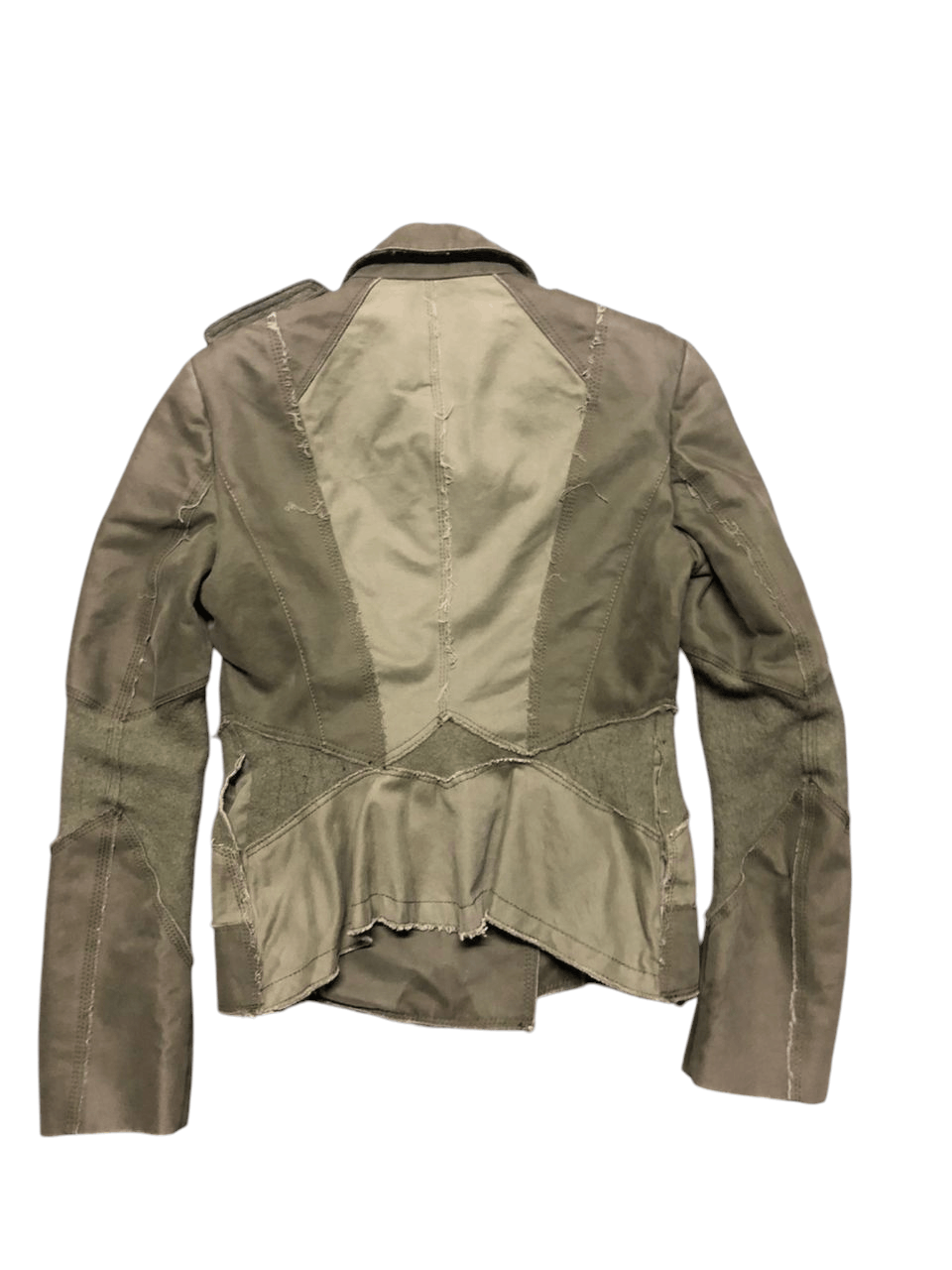 Joseph Veste JOSEPH Femme 36 Cotton Wool Patchwork Military Style Size XS / US 0-2 / IT 36-38 - 4 Thumbnail