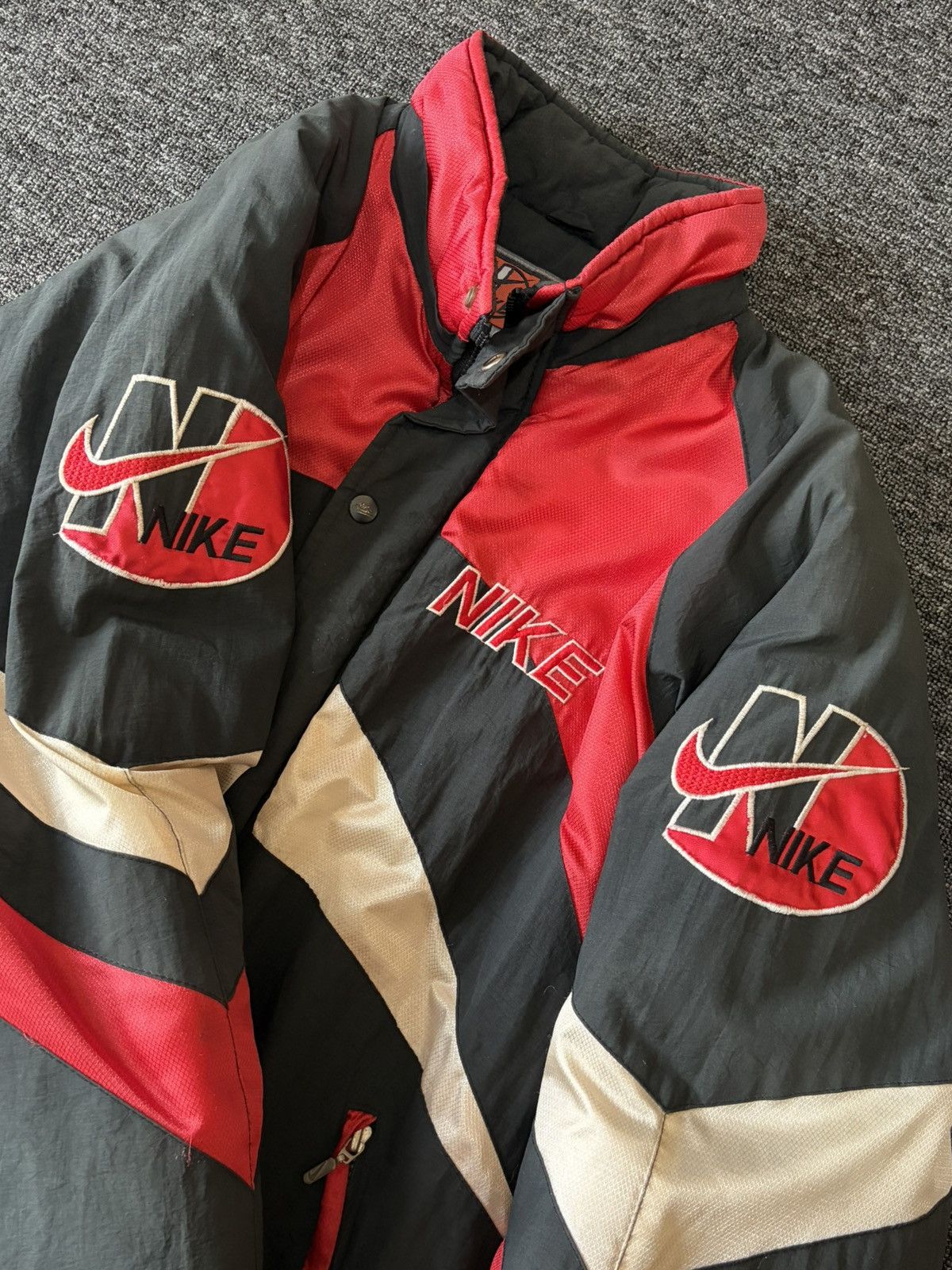 Nike Rare 90s Vintage USA Made Nike Nylon Sports Jacket L Supreme Size US L / EU 52-54 / 3 - 3 Thumbnail