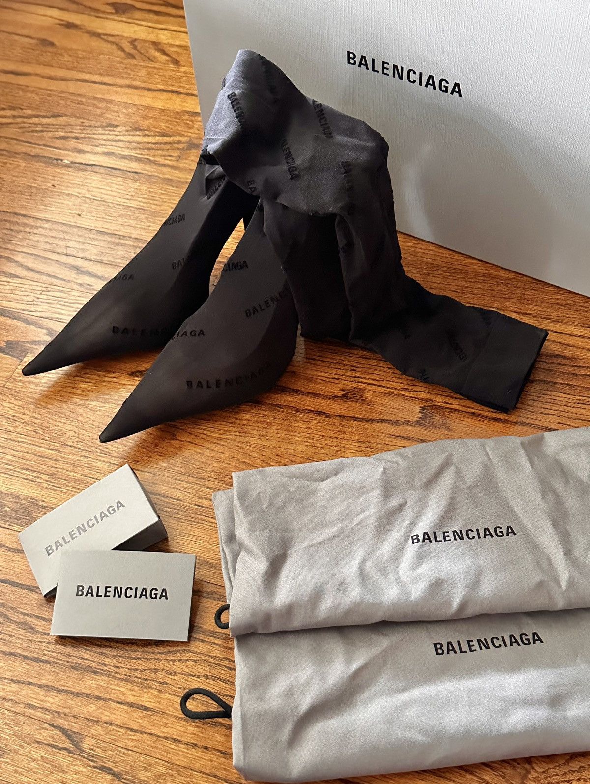 Balenciaga Balenciaga Naked Over the Knee Boot Size US 7.5 / IT 37.5 - 2 Thumbnail