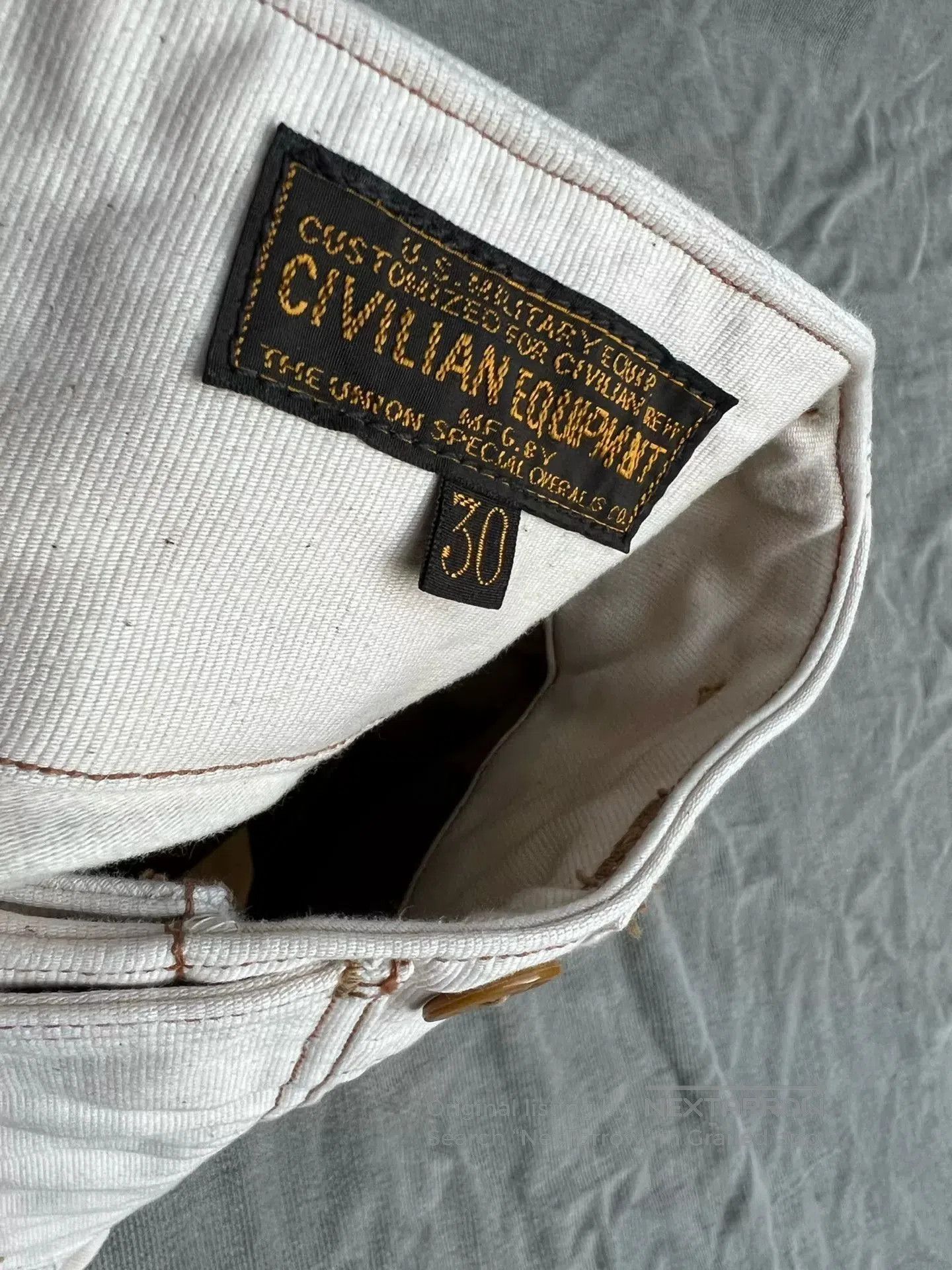 Freewheelers Freewheelers S-3 Flight Pants in Beige. Size US 30 / EU 46 - 5 Thumbnail