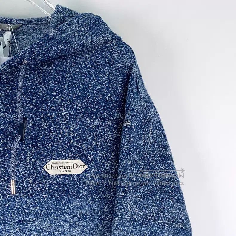 Dior Dior Blue logo letter hooded zipper jacket Size US S / EU 44-46 / 1 - 3 Thumbnail
