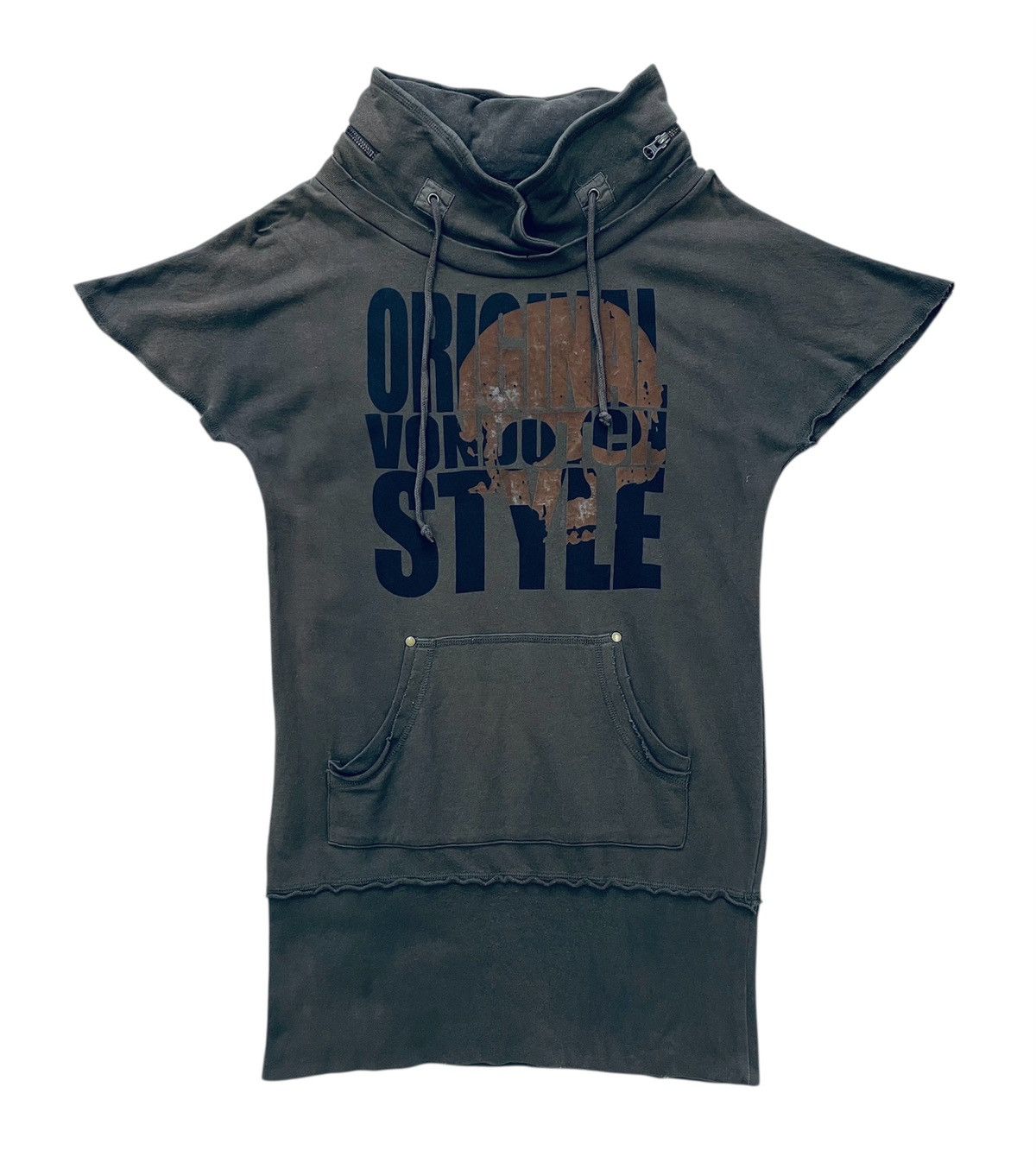 Von Dutch Original Von Dutch Style Skull Printed Short Sleeve Sweat Size M / US 6-8 / IT 42-44 - 1 Thumbnail