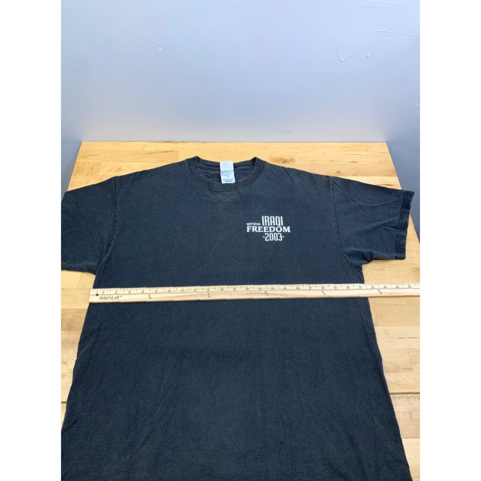 Delta VINTAGE Operation Iraqi freedom Shirt Mens L Black Military USA T-Shirt 2003 Men Black Military USA Size US L / EU 52-54 / 3 - 5 Thumbnail