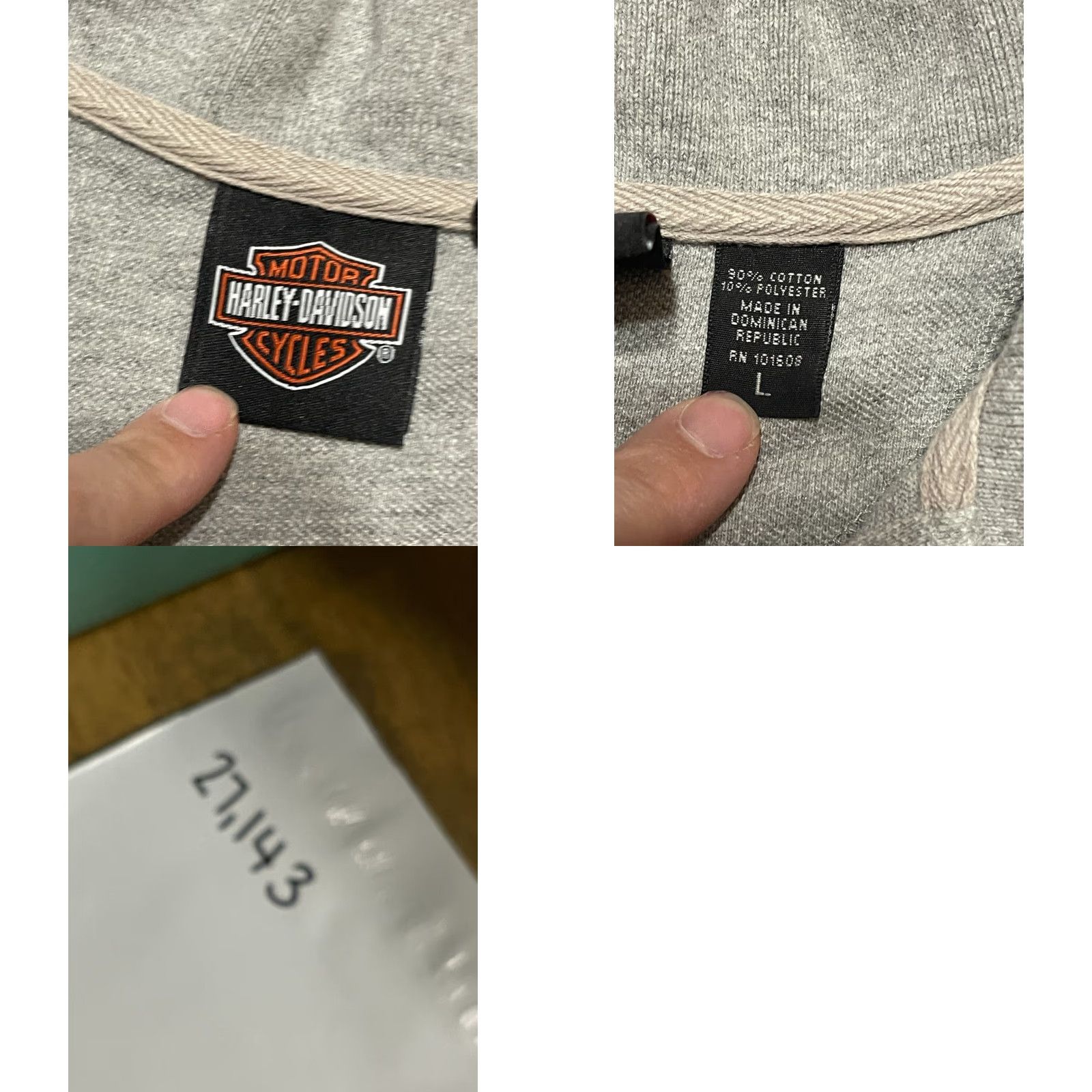 Harley Davidson Harley-Davidson Shirt Mens Large Gray 2003 Great Motorcycles Polo Short Sleeve Vintage: No (omit N/A) Size US L / EU 52-54 / 3 - 8 Thumbnail