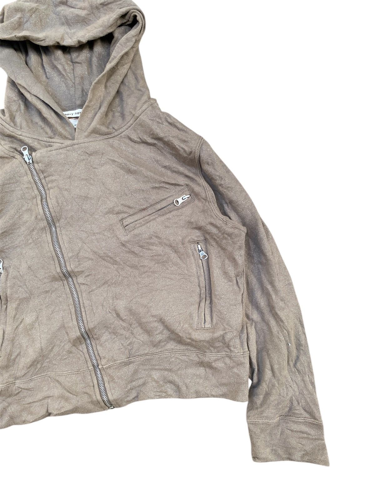 14th Addiction Japanese Navy Natural Asymmetrical Zipper Hoodie Size US S / EU 44-46 / 1 - 3 Thumbnail