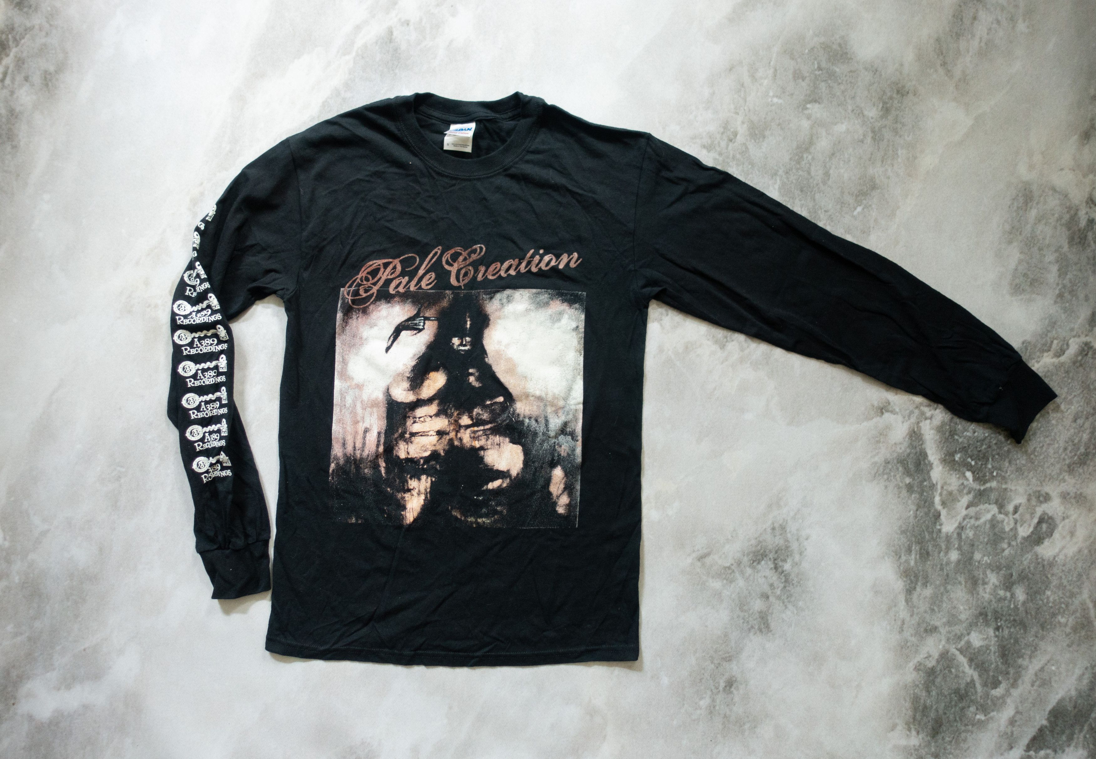 Band Tees × Gildan Pale Creation Hardcore Merch Longsleeve A389 S Size US S / EU 44-46 / 1 - 1 Thumbnail