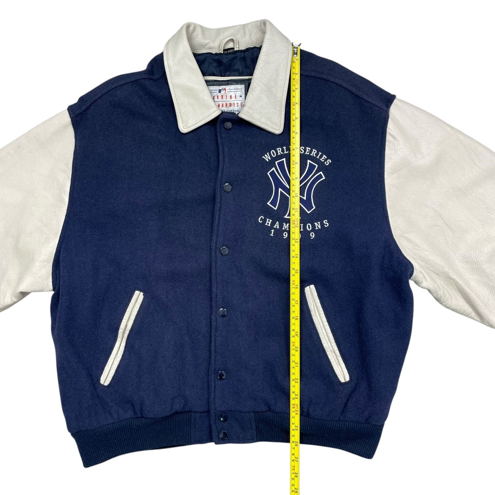 MLB VTG NEW YORK YANKEES WORLD SERIES 1999 GIII VARSITY JACKET Size US XL / EU 56 / 4 - 11 Thumbnail
