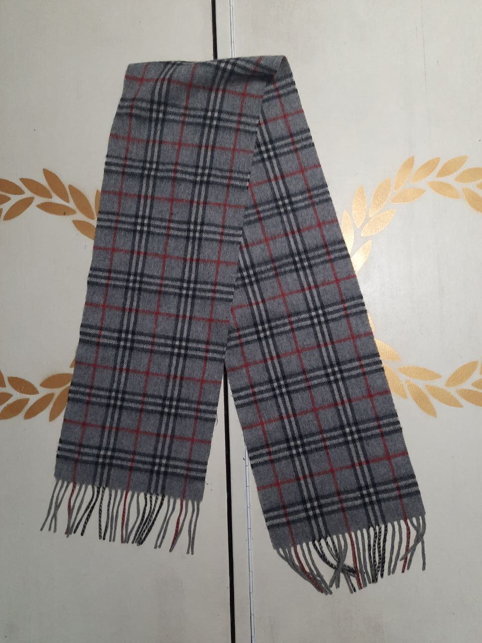 Burberry Burberrys Checkered Scarf Vintage Size ONE SIZE - 7 Thumbnail