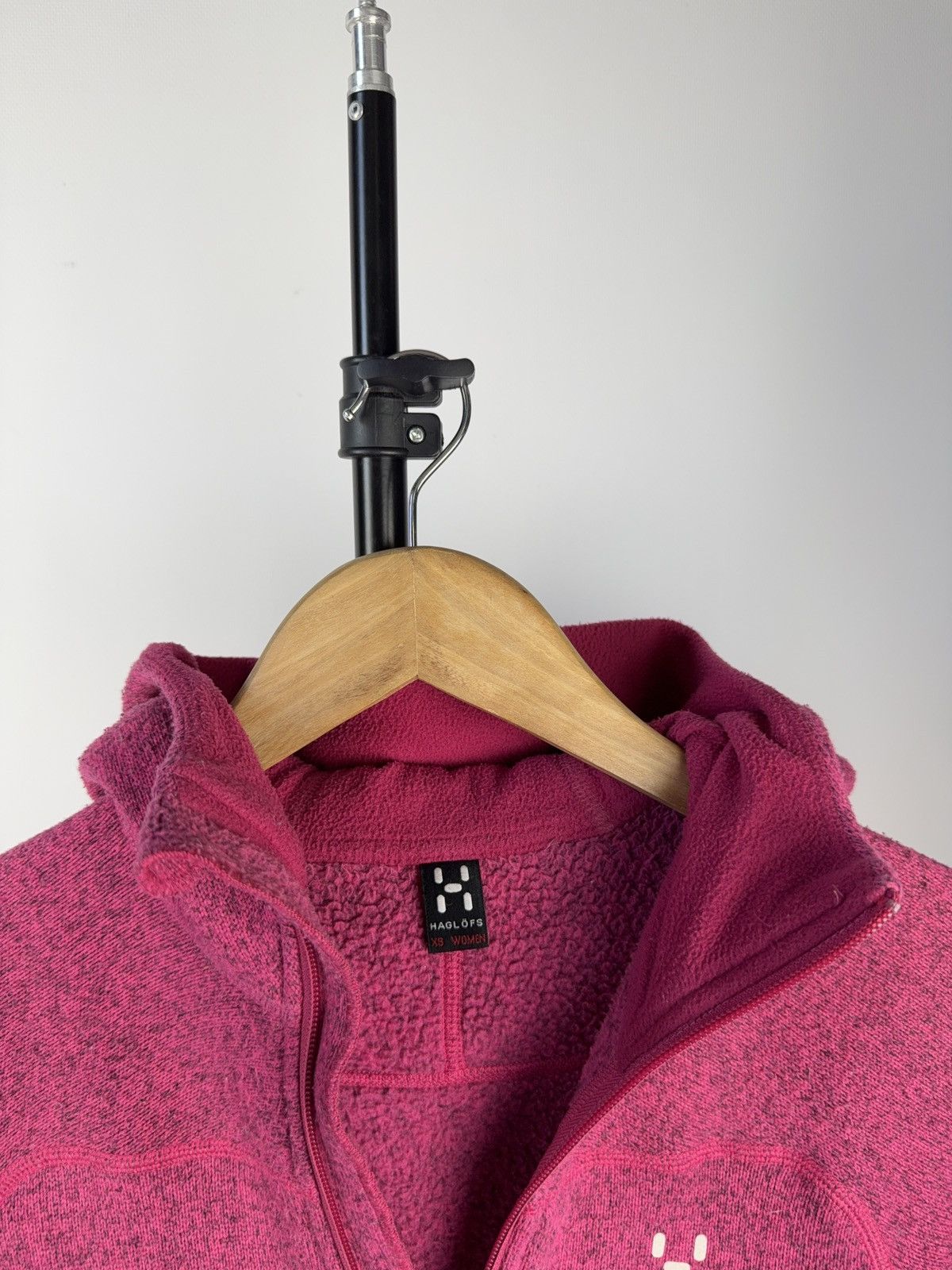 Haglofs × Vintage Vintage 00s Outdoor Haglofs Sherpa Hoodie women’s Jacket Size XS / US 0-2 / IT 36-38 - 4 Thumbnail
