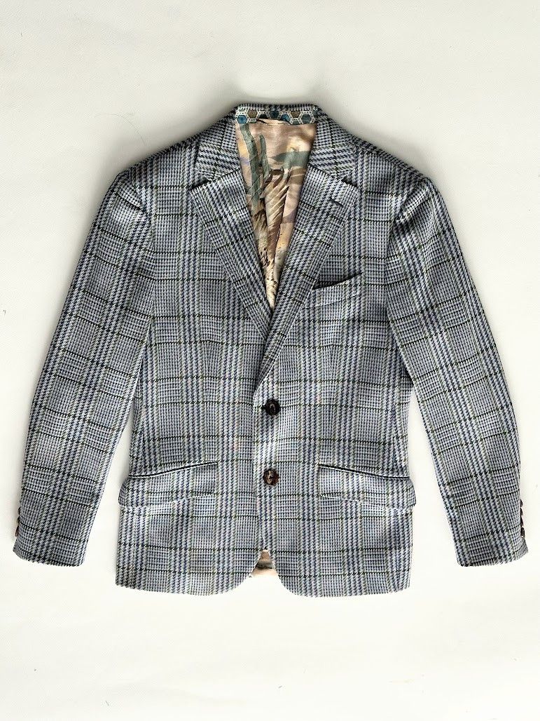 Etro Etro Prince of Wales Blazer Size 46S - 1 Thumbnail