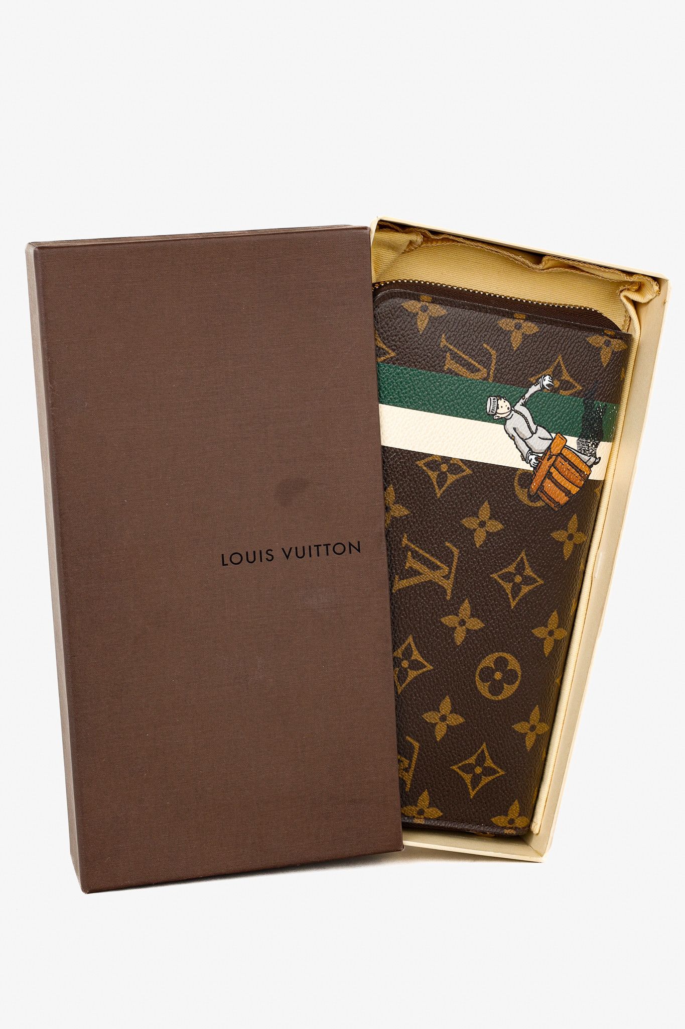 Louis Vuitton Louis Vuitton Groom Zippy 2006 Stripe Graphic Wallet Size ONE SIZE - 10 Thumbnail
