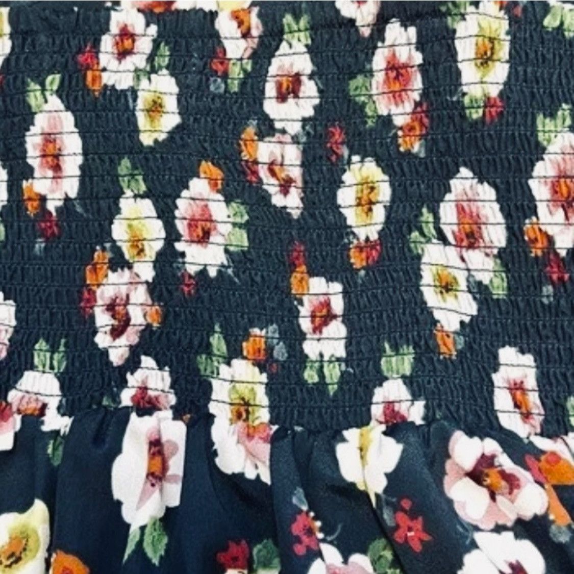 American Eagle Outfitters AE American Eagle Strapless Floral Print Mini Dress Size L / US 10 / IT 46 - 7 Thumbnail