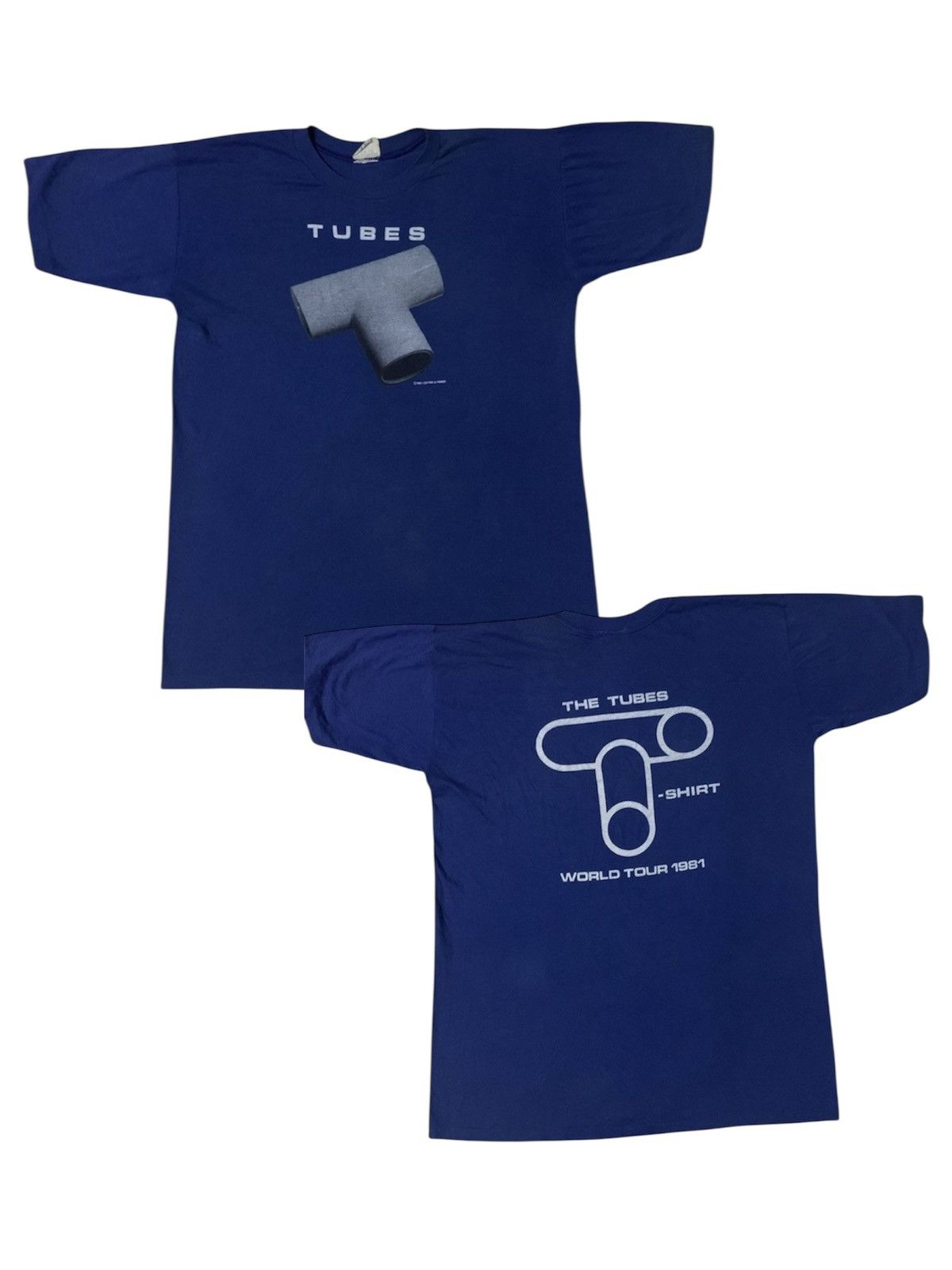 Band Tees × Vintage VINTAGE 1981 TUBES WORLD TOUR TSHIRT RARE Size US M / EU 48-50 / 2 - 1 Thumbnail