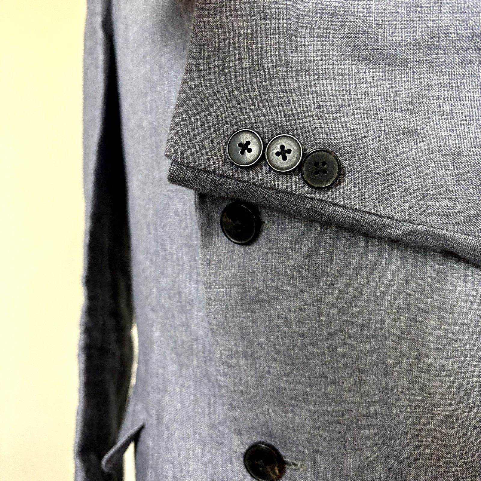 Bespoken Studiosuits Bespoke Men's Suit 42-44 Gray 2-Piece: Blazer & Size 42R - 4 Thumbnail
